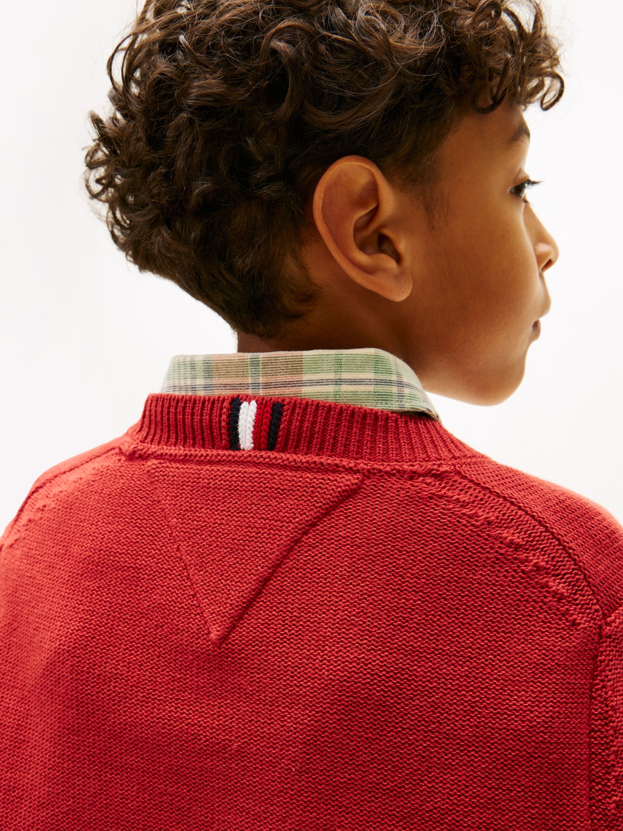 Tommy Hilfiger Felpa Logo Sweatshirt Rosso