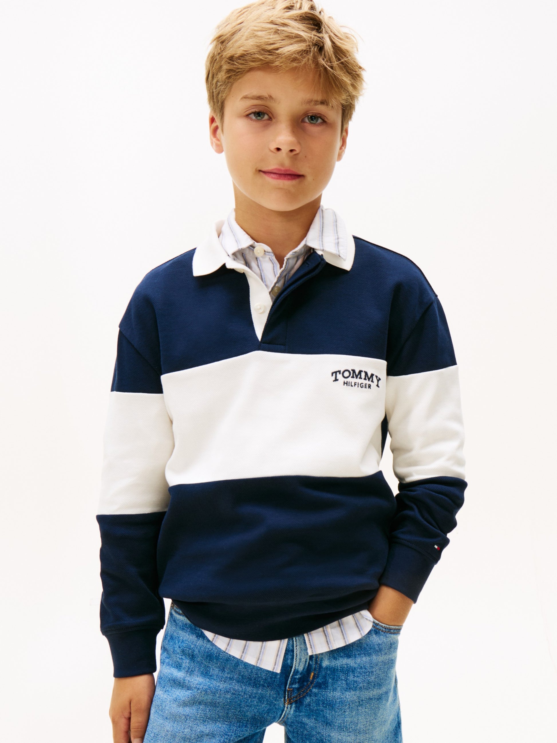 Tommy Hilfiger Polo Flag Polo Blu