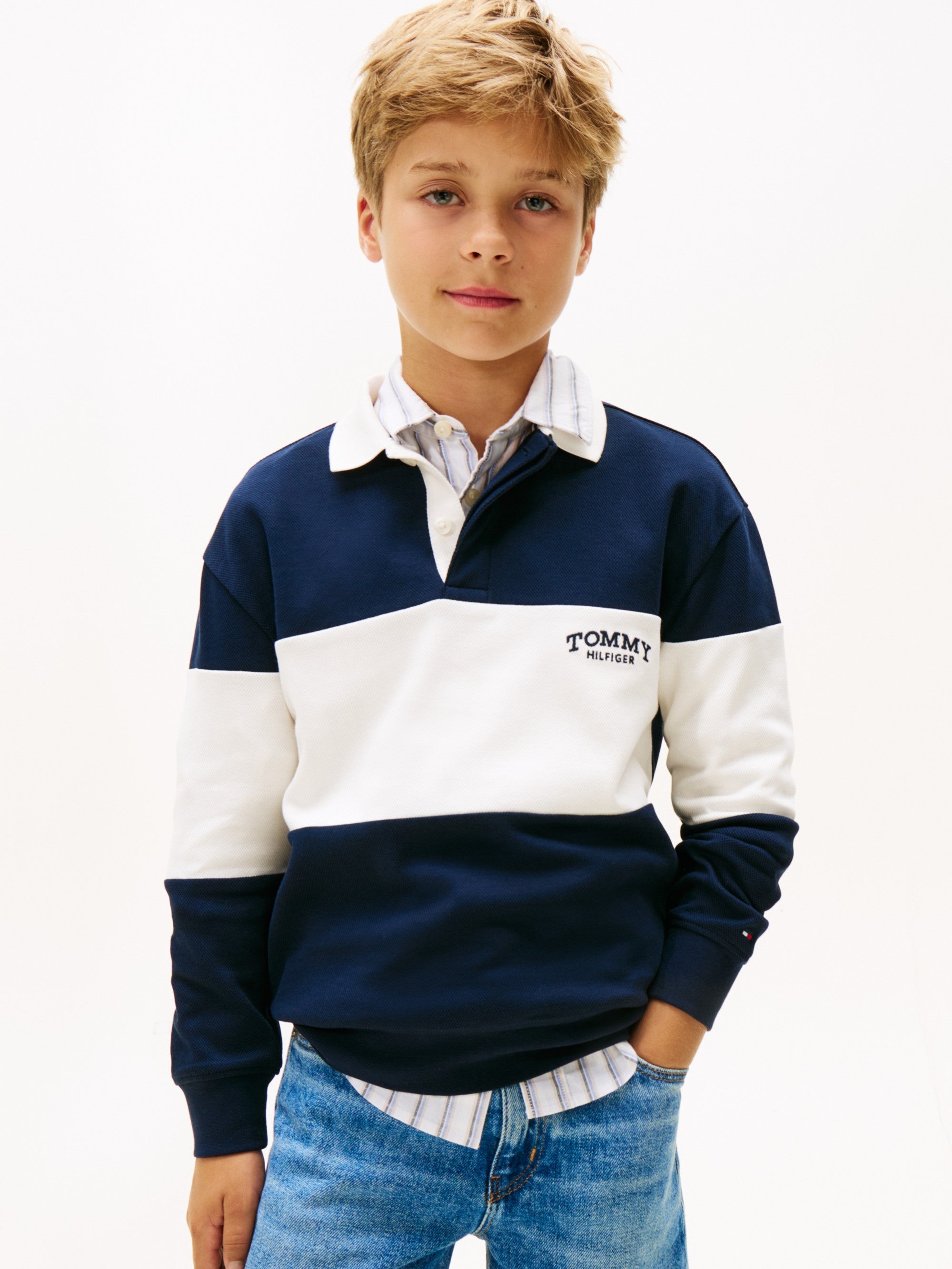 Tommy Hilfiger Polo Flag Polo Blu