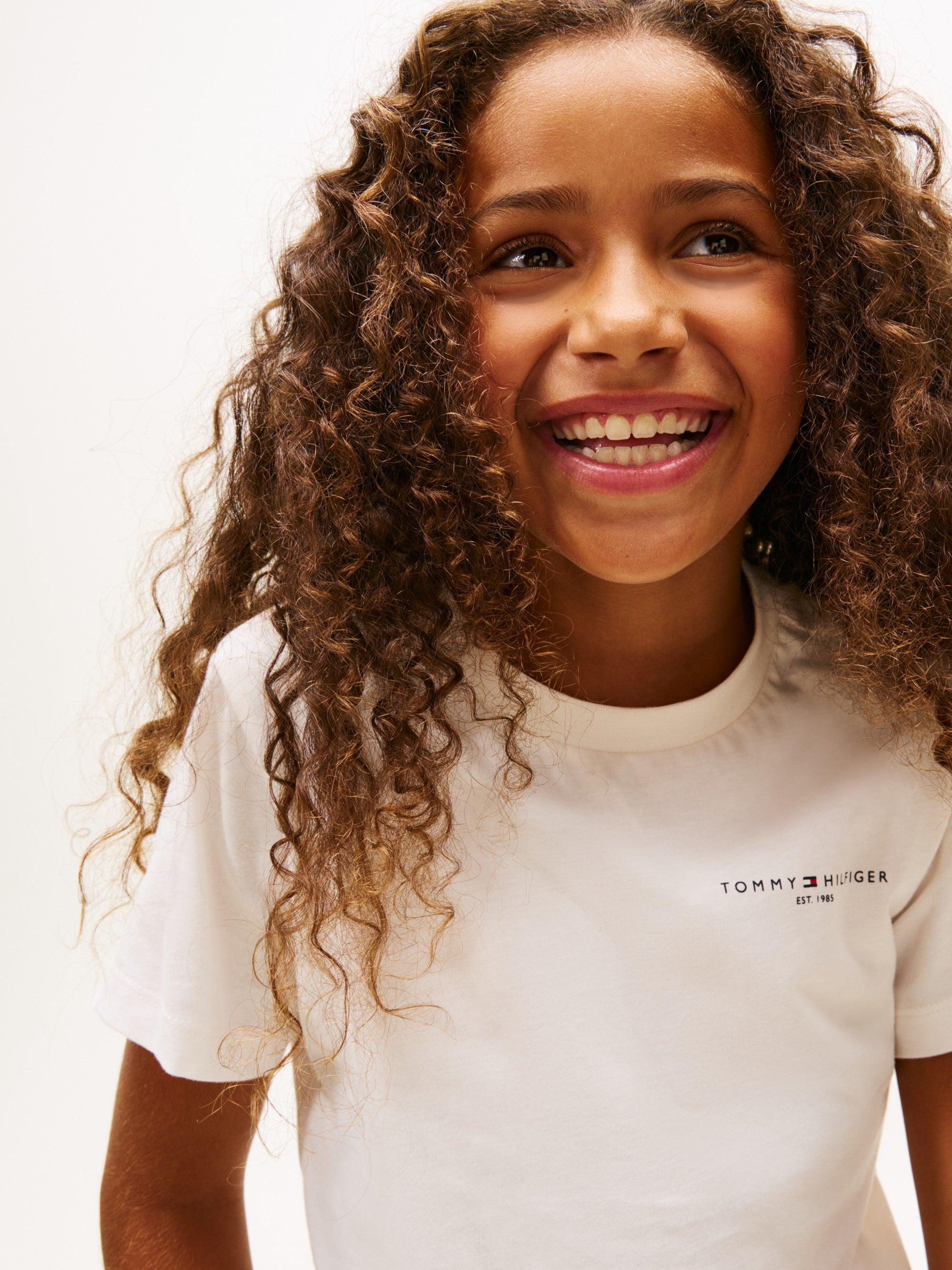 Tommy Hilfiger T-Shirt Essential Logo Bianco