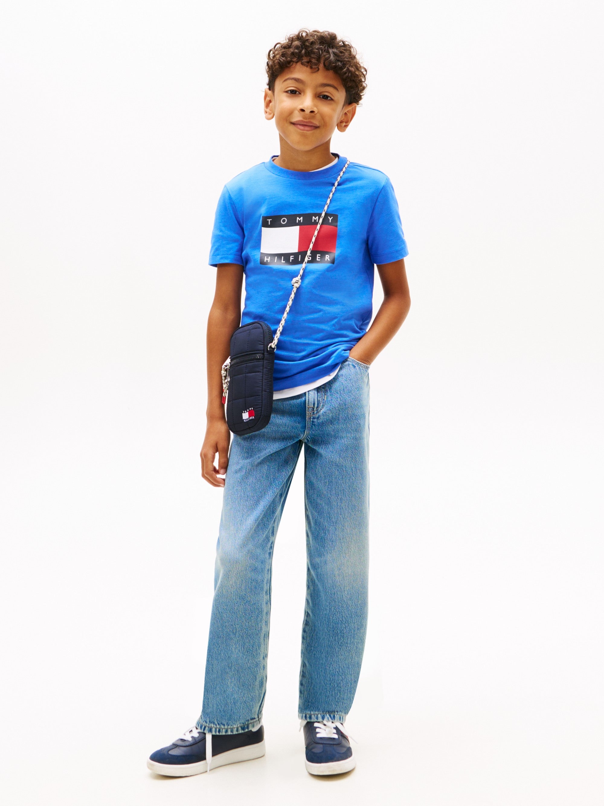 Tommy Hilfiger T-Shirt Essential Logo Blu