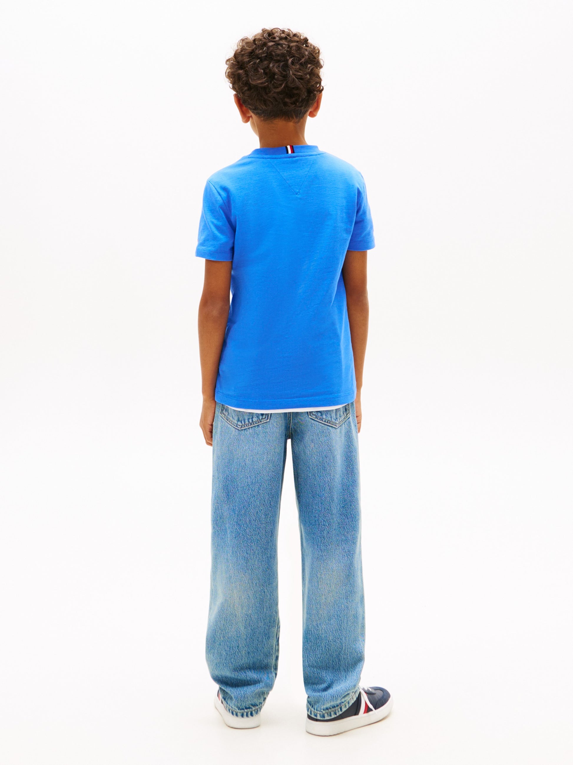 Tommy Hilfiger T-Shirt Essential Logo Blu