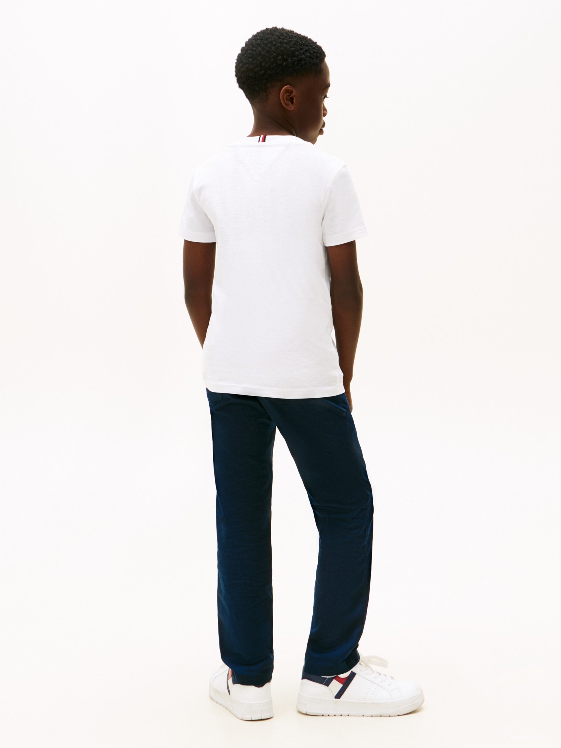 Tommy Hilfiger T-Shirt Essential Logo Bianco