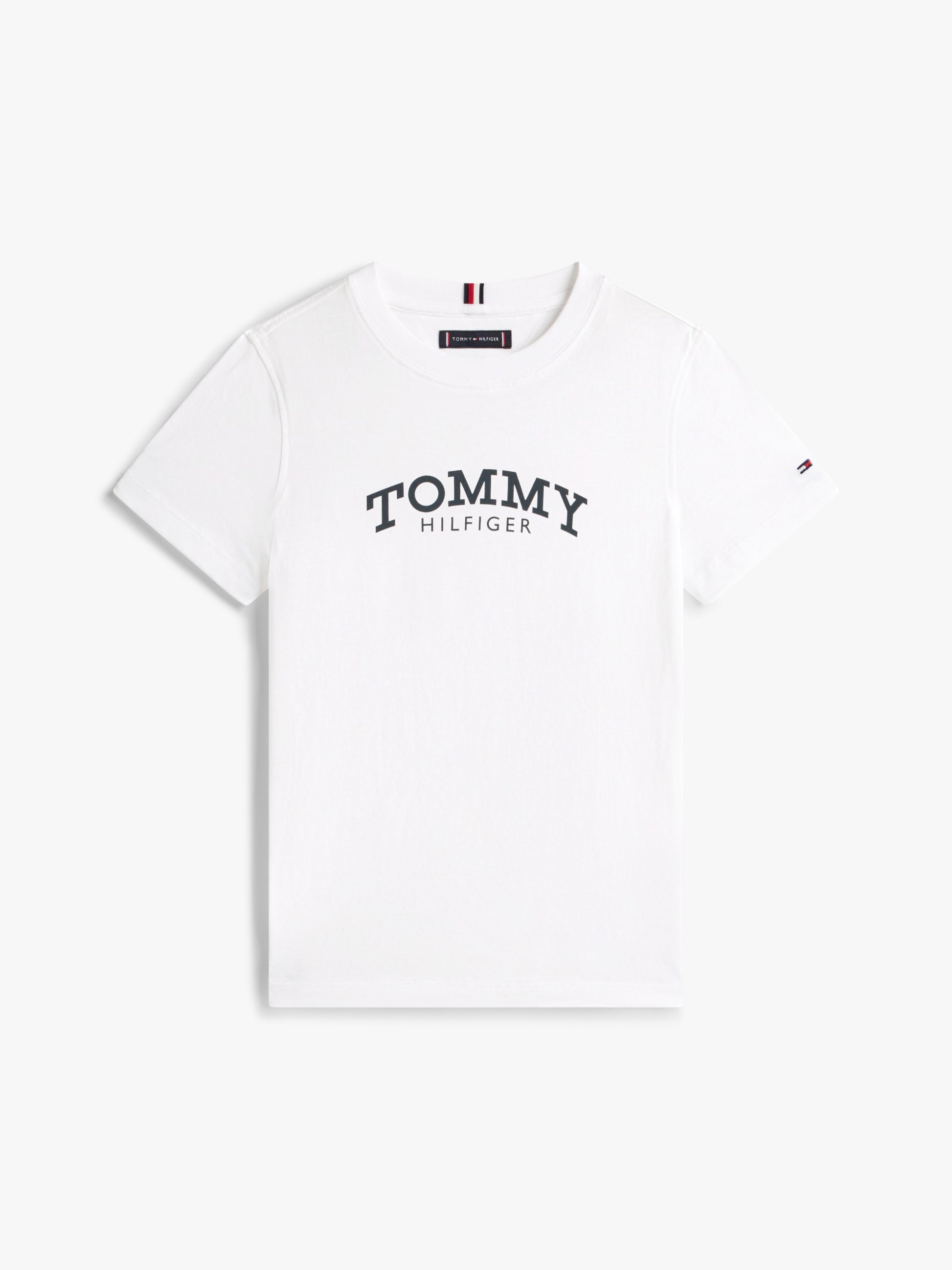 Tommy Hilfiger T-Shirt Essential Logo Bianco