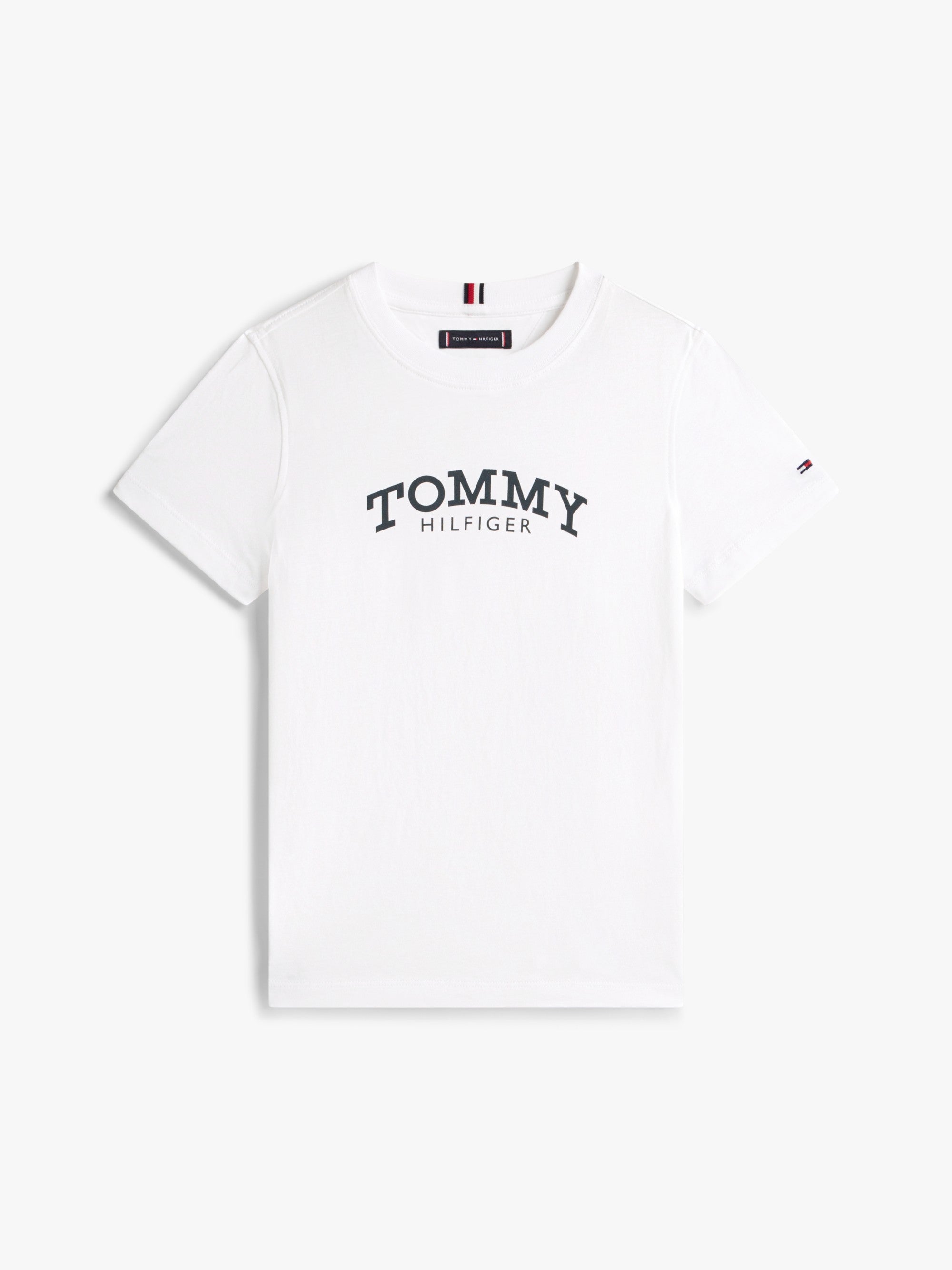 Tommy Hilfiger T-Shirt Essential Logo Bianco