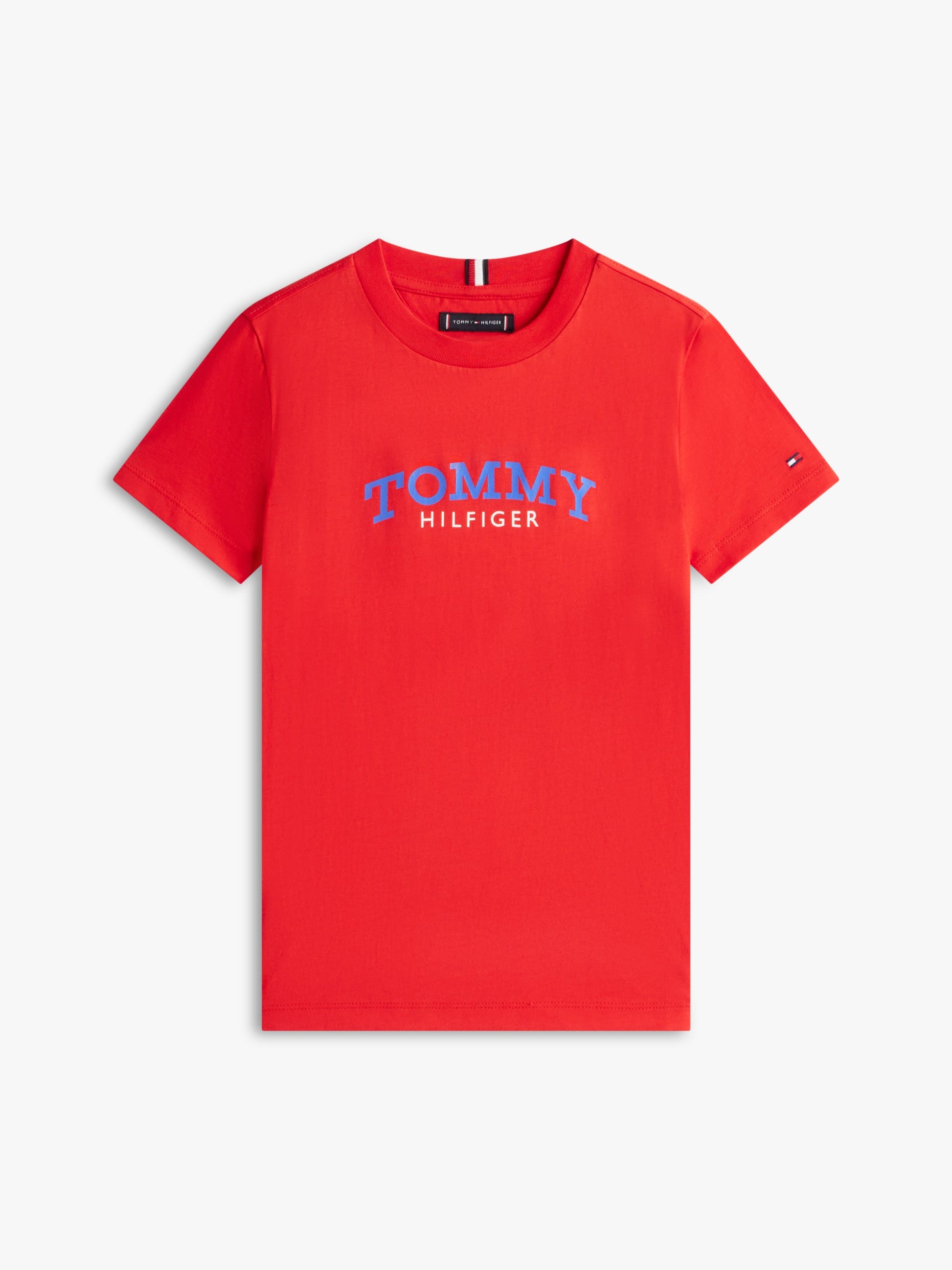 Tommy Hilfiger T-Shirt Logo Rosso