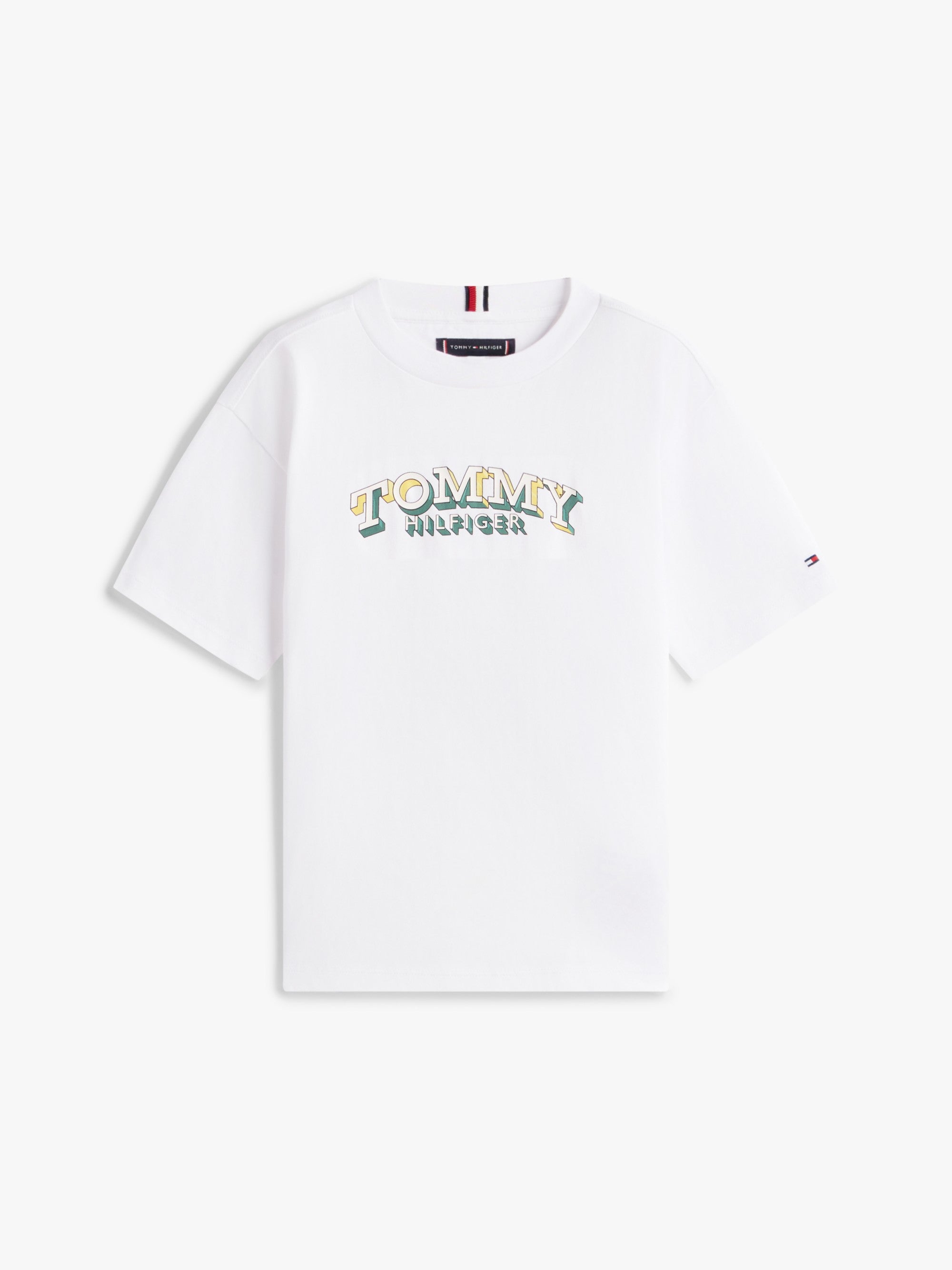 Tommy Hilfiger T-Shirt Logo Bianco