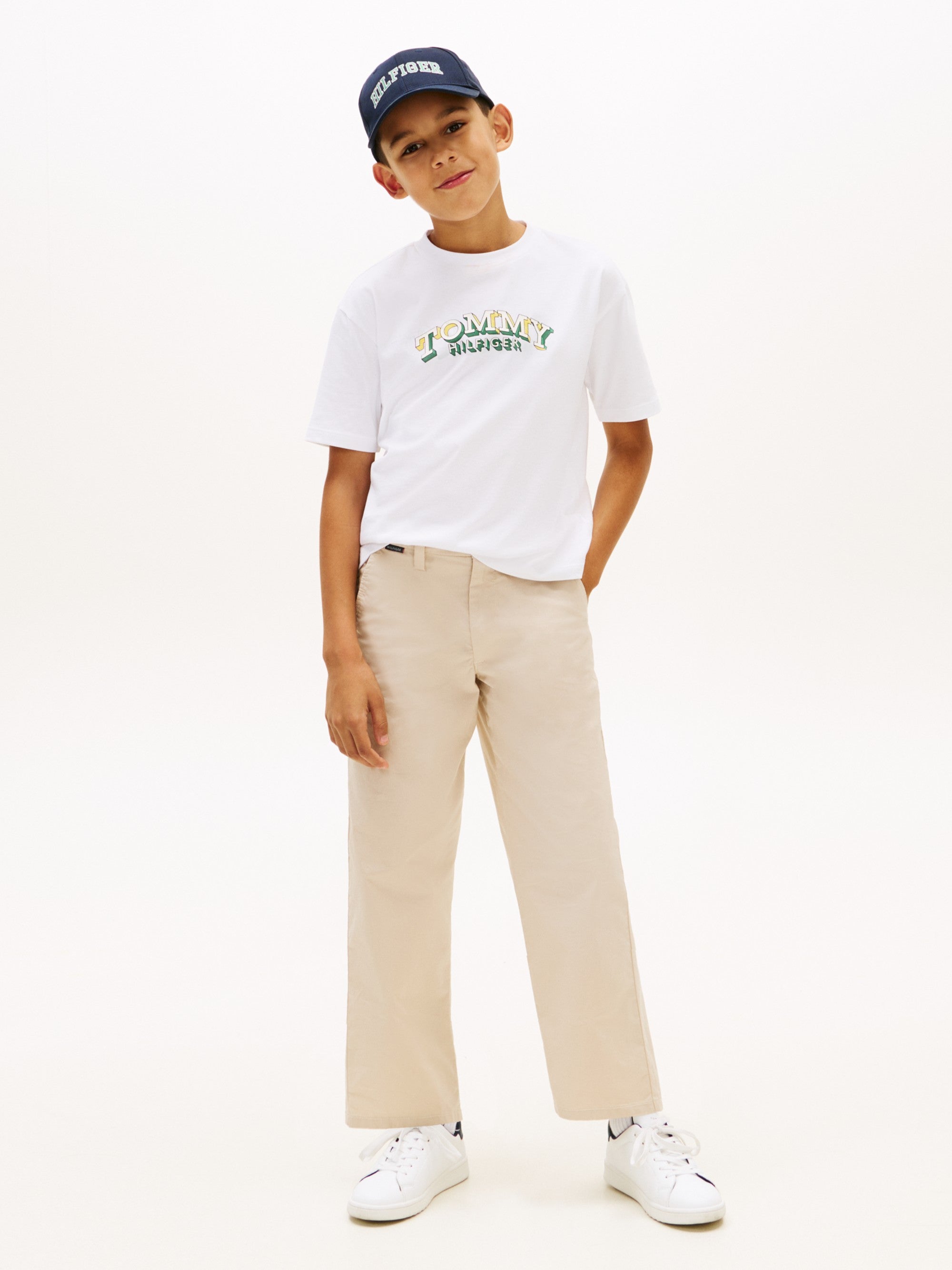 Tommy Hilfiger T-Shirt Logo Bianco