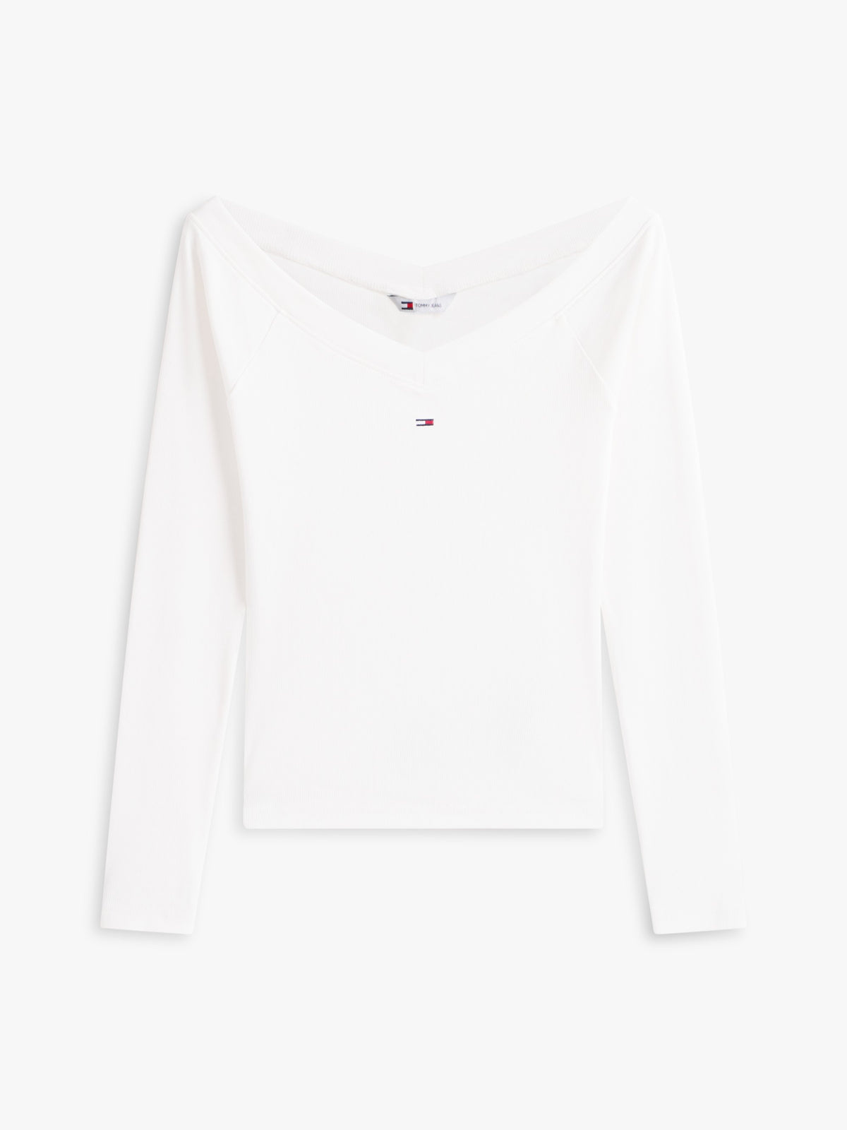 Tommy Hilfiger Maglia a Manica Lunga Bianco