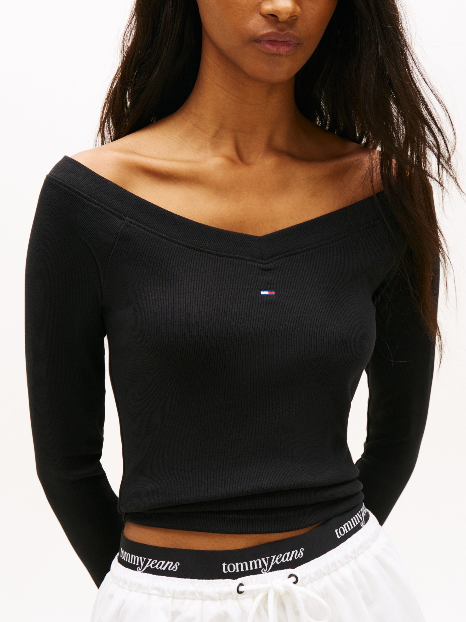 Tommy Hilfiger Maglia a Manica Lunga Nero