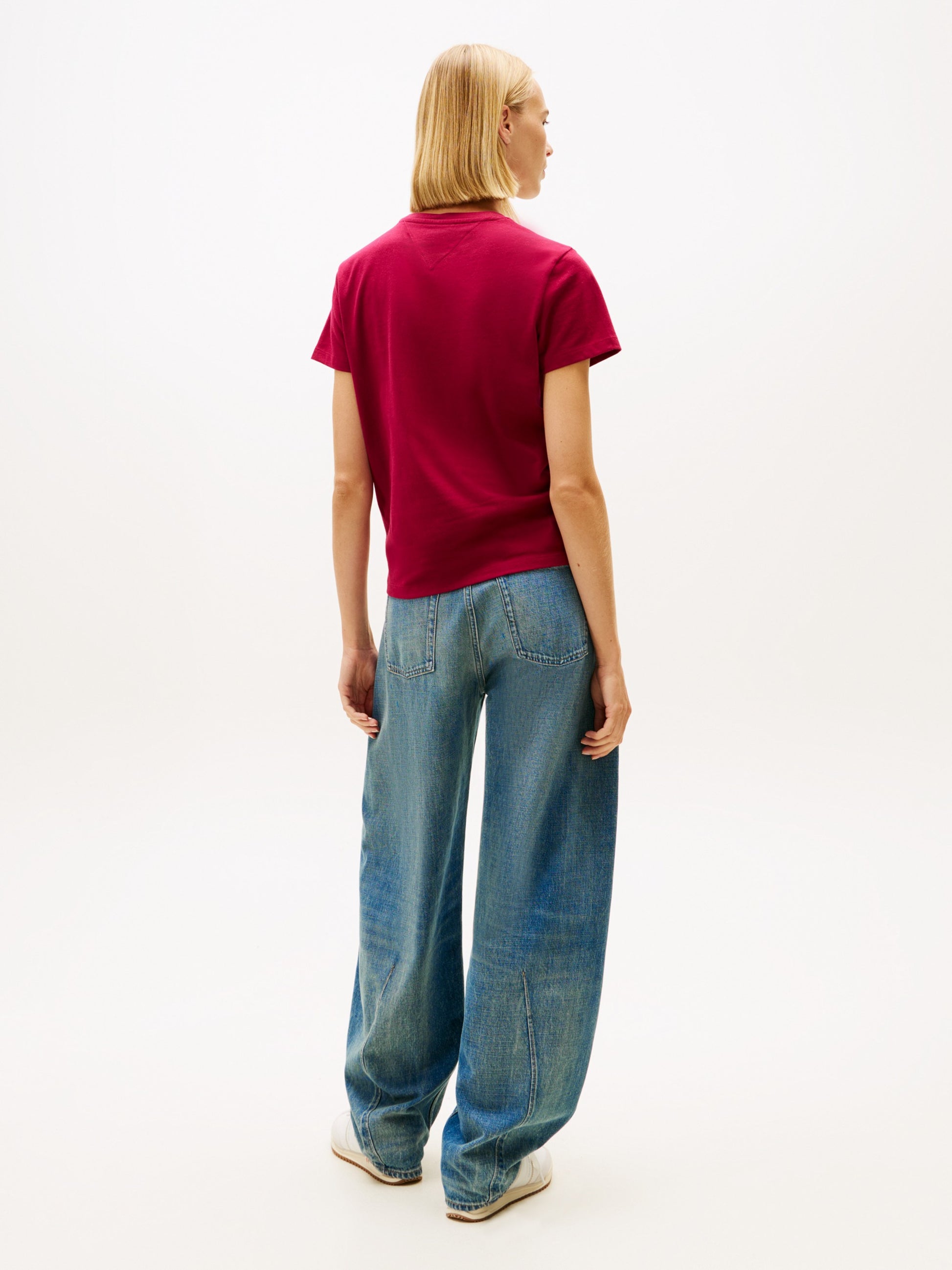 Tommy Hilfiger T-Shirt Essential Logo Rosa