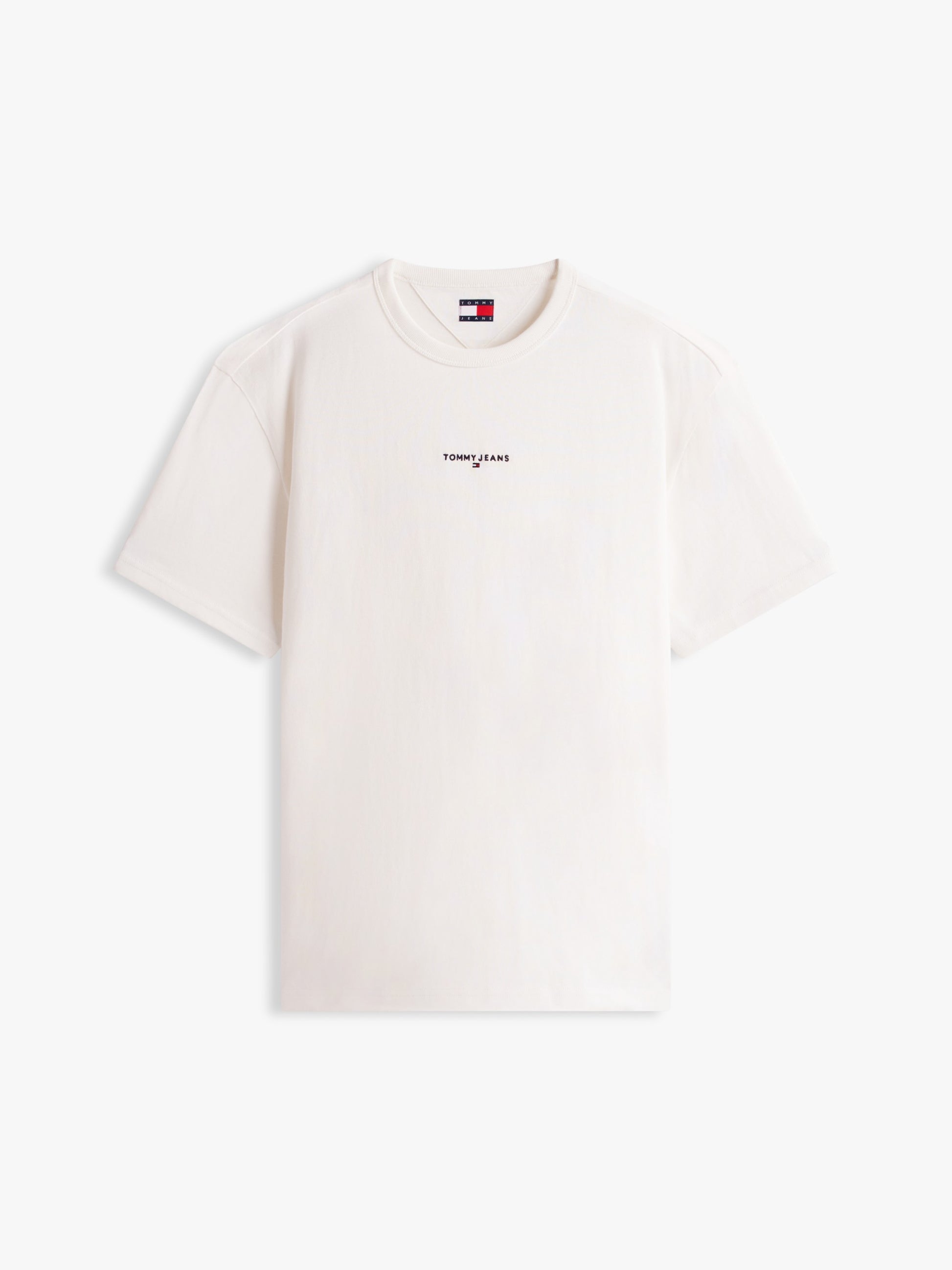 Tommy Hilfiger T-Shirt Linear Logo Bianco