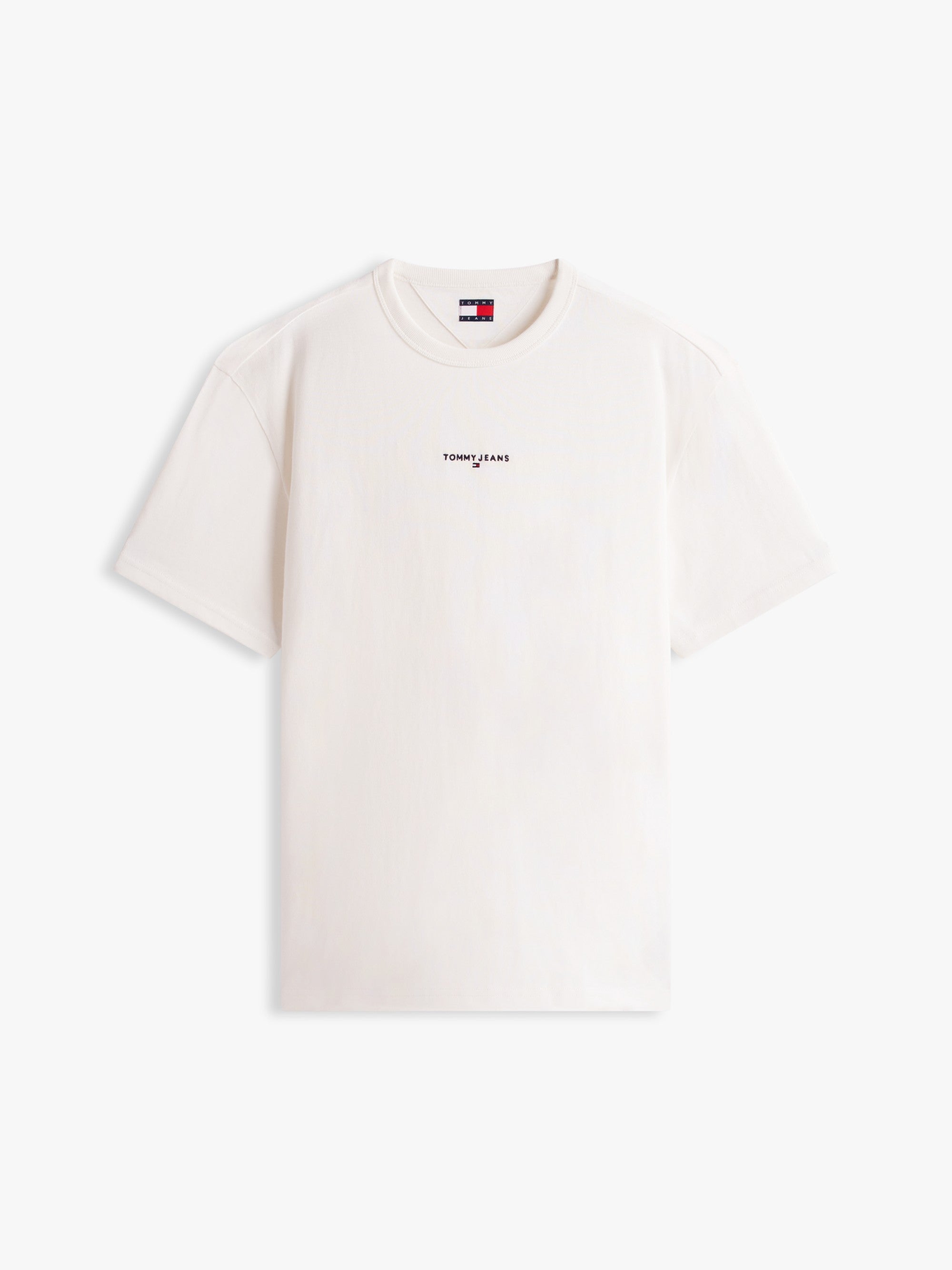 Tommy Hilfiger T-Shirt Linear Logo Bianco