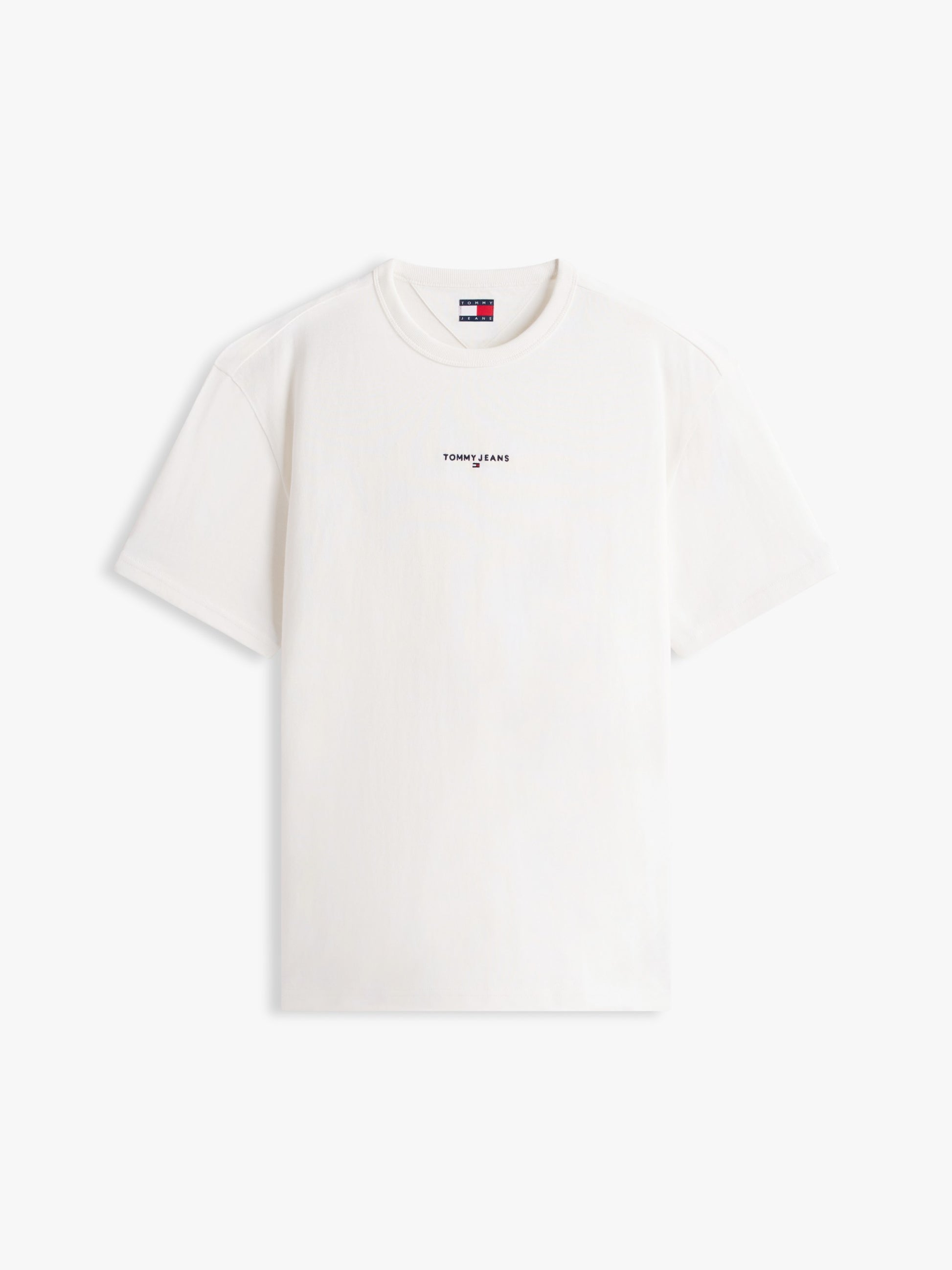 Tommy Hilfiger T-Shirt Linear Logo Bianco