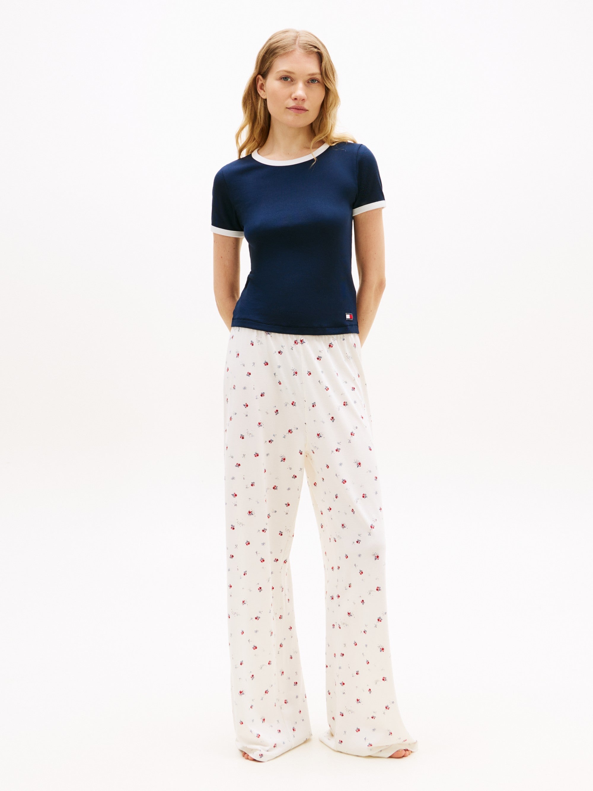 Tommy Hilfiger T-Shirt Logo Beachwear Blu