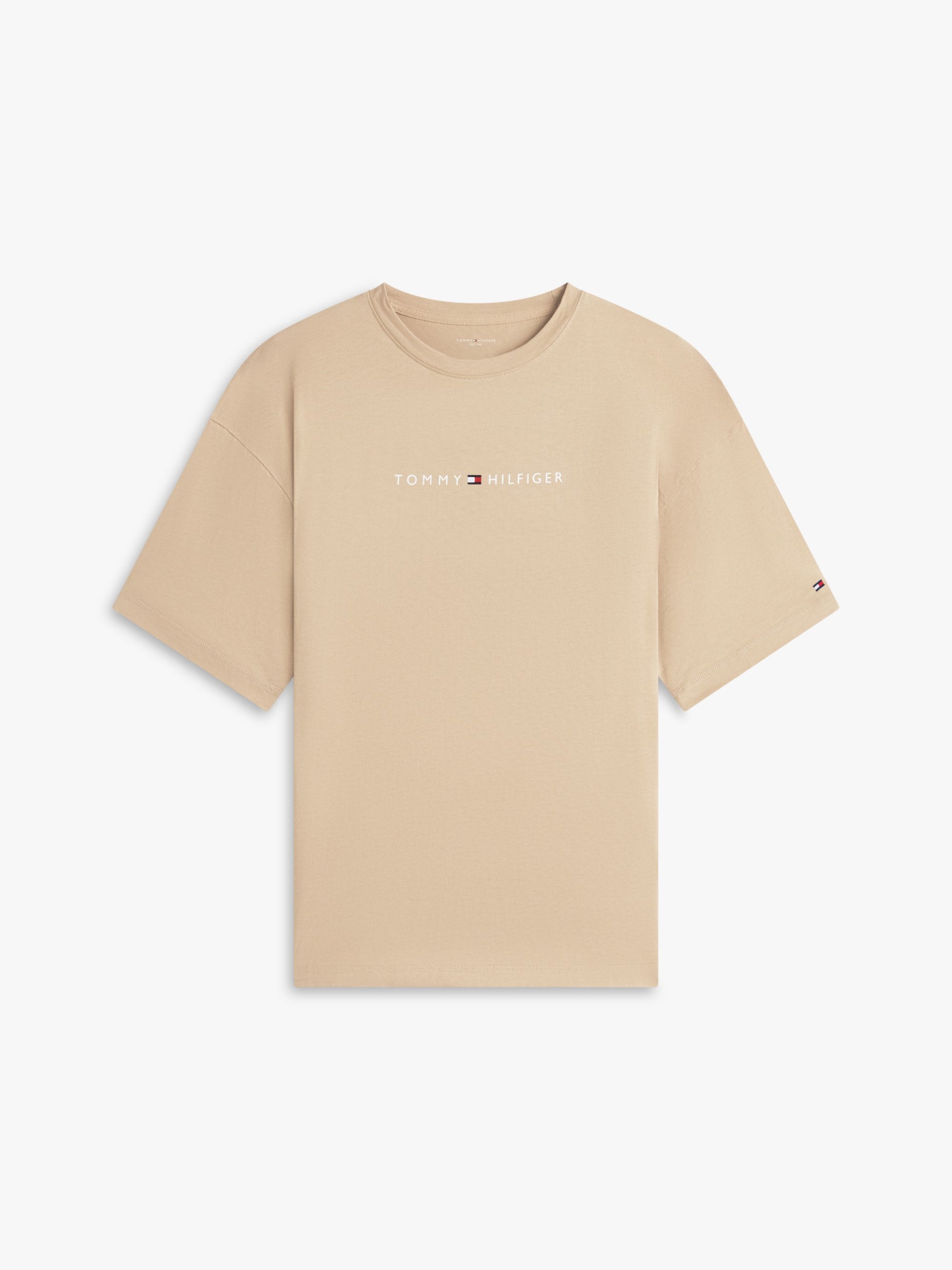Tommy Hilfiger T-Shirt Logo Beachwear Beige