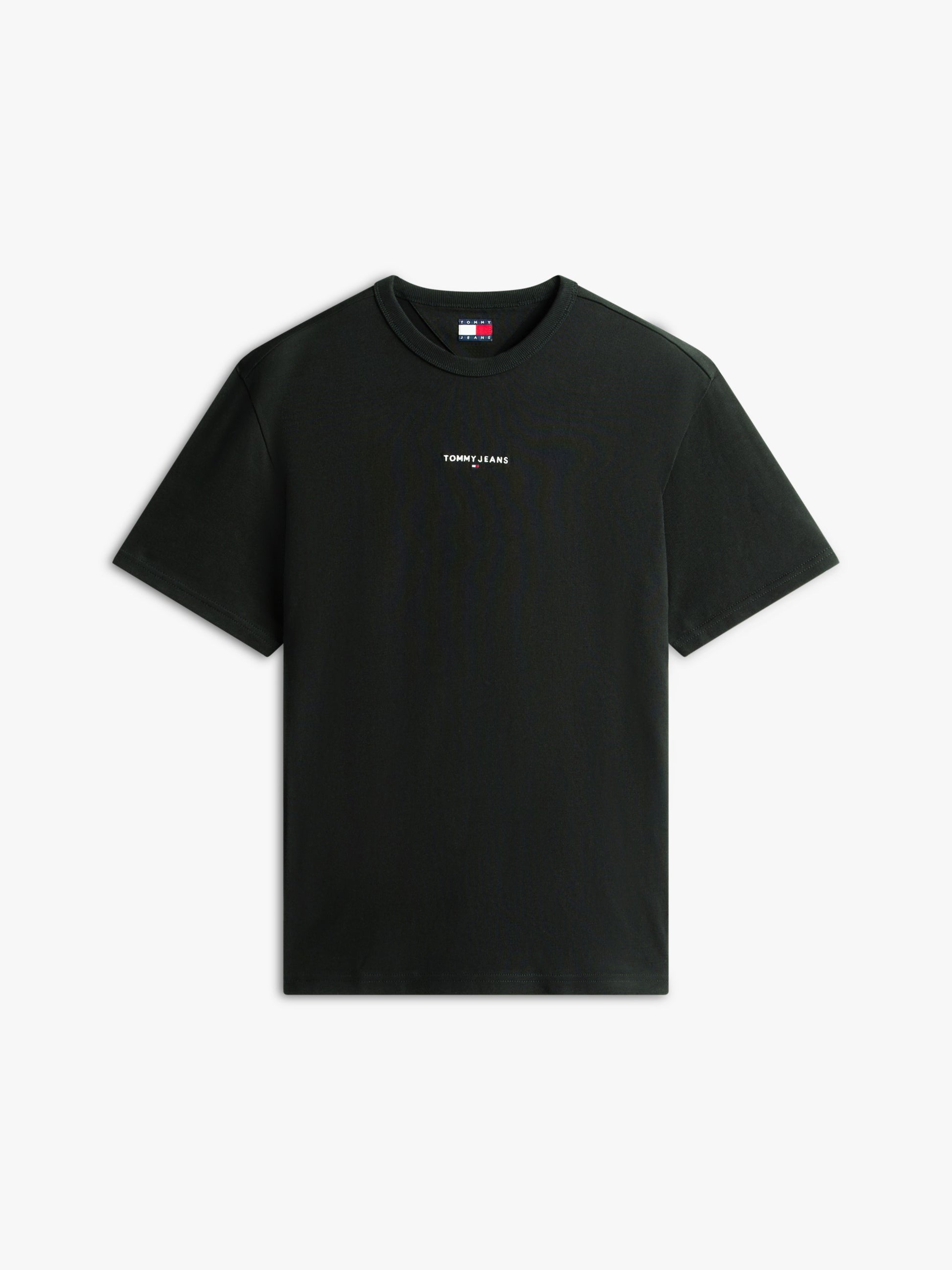 Tommy Hilfiger T-Shirt Logo Embroidery Relaxed Nero
