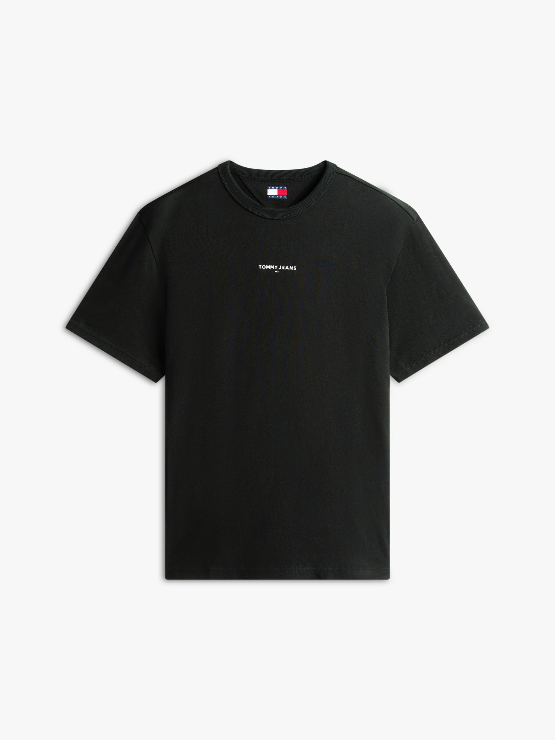 Tommy Hilfiger T-Shirt Logo Embroidery Relaxed Nero