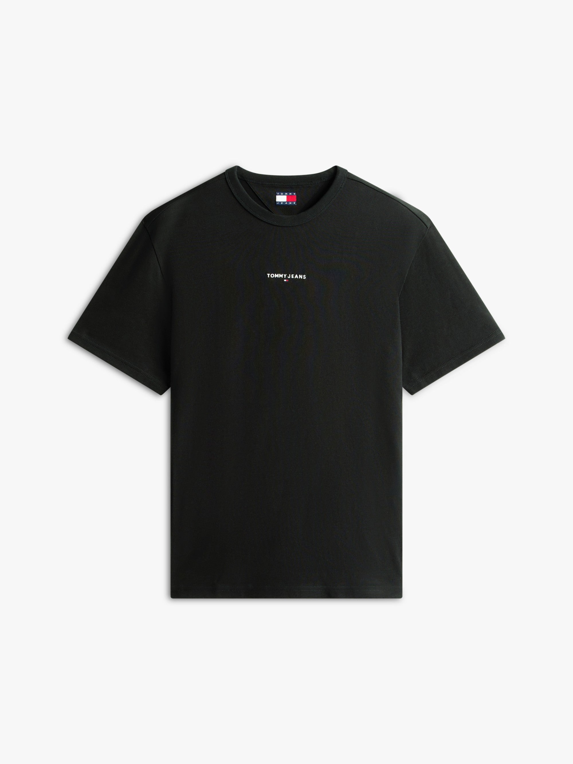 Tommy Hilfiger T-Shirt Logo Embroidery Relaxed Nero