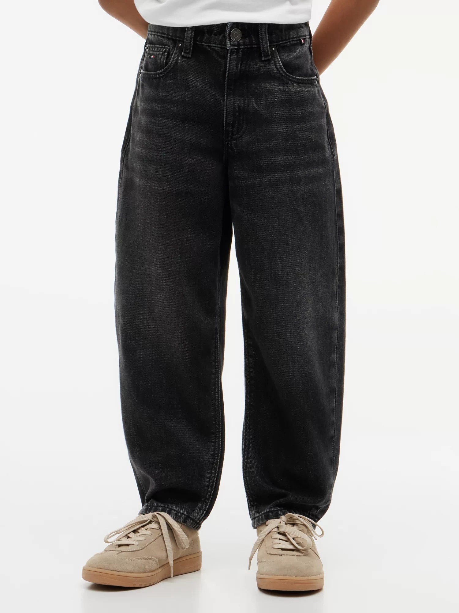 Jeans Barrel Black Used - Denimblackused