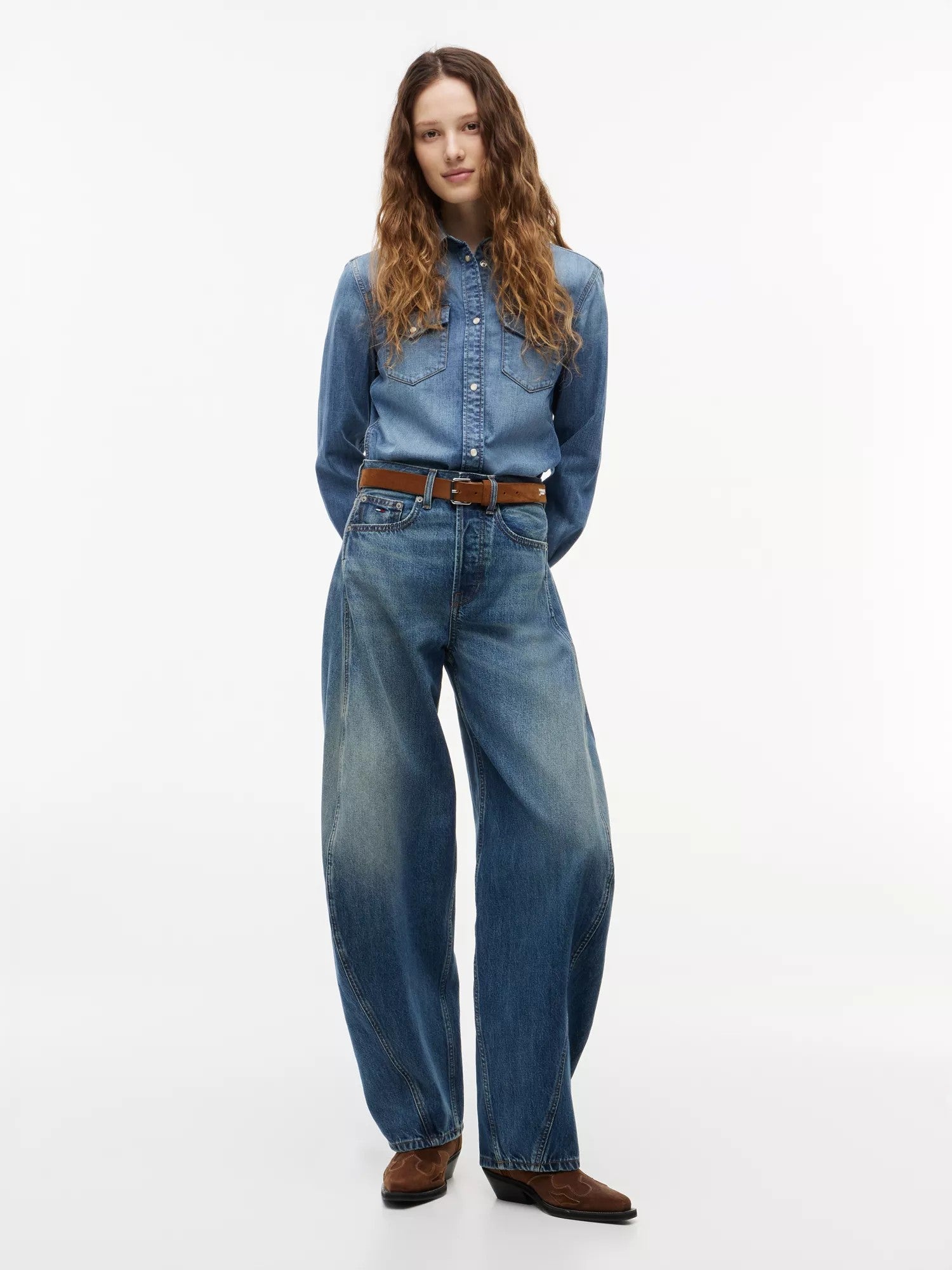 Jeans Ella Mid Barrel - Denim Dark