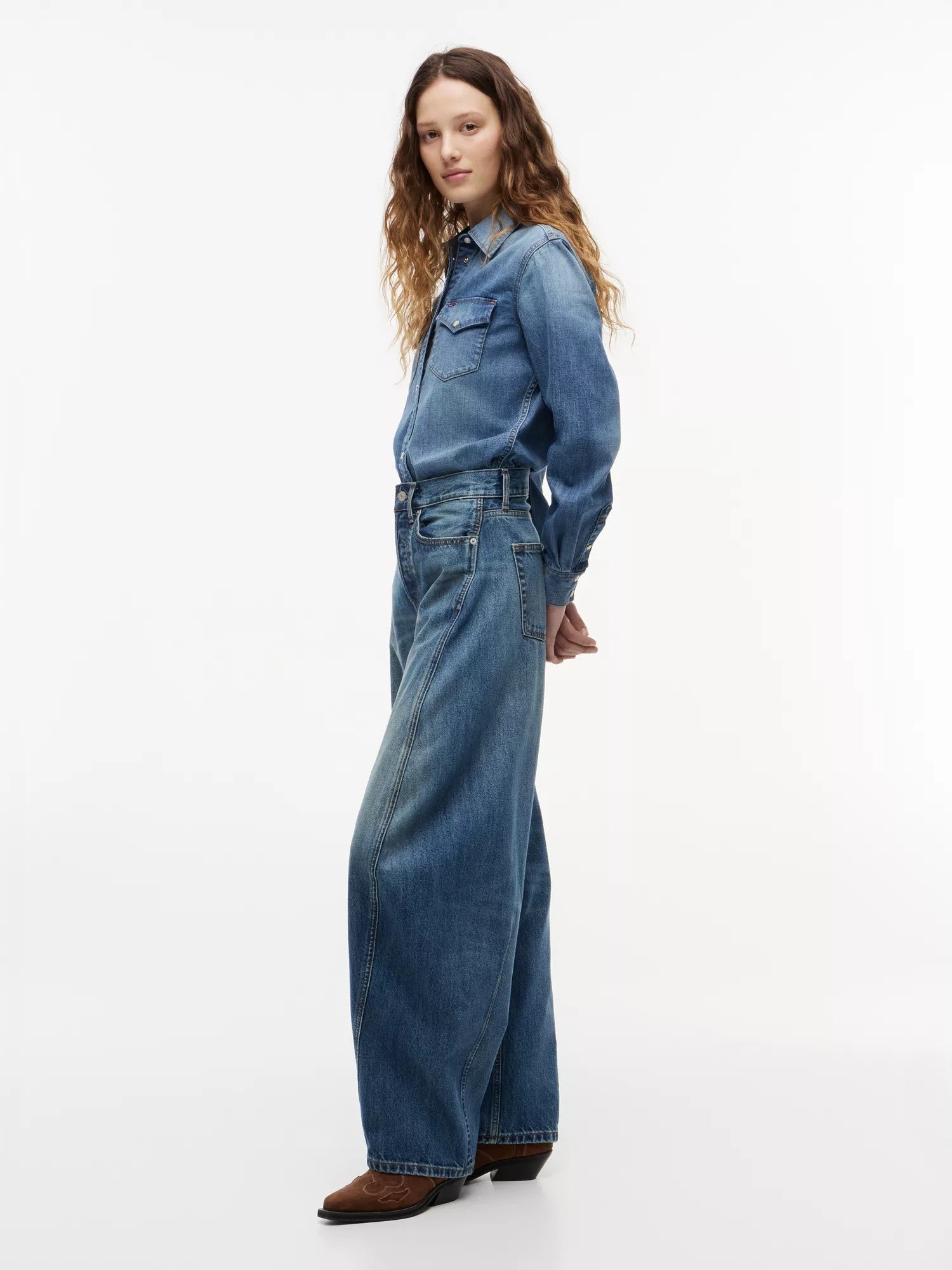 Jeans Ella Mid Barrel - Denim Dark