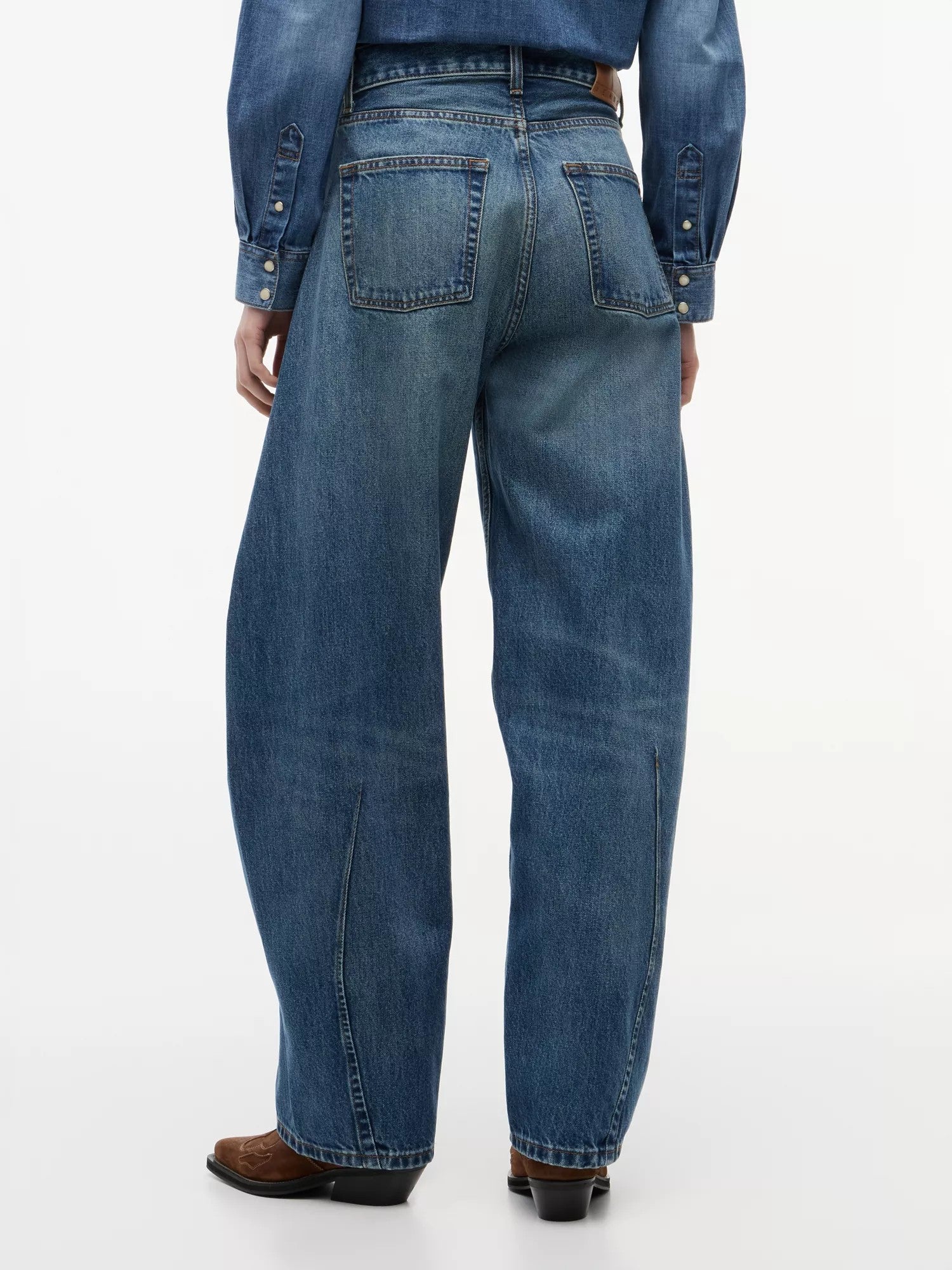 Jeans Ella Mid Barrel - Denim Dark