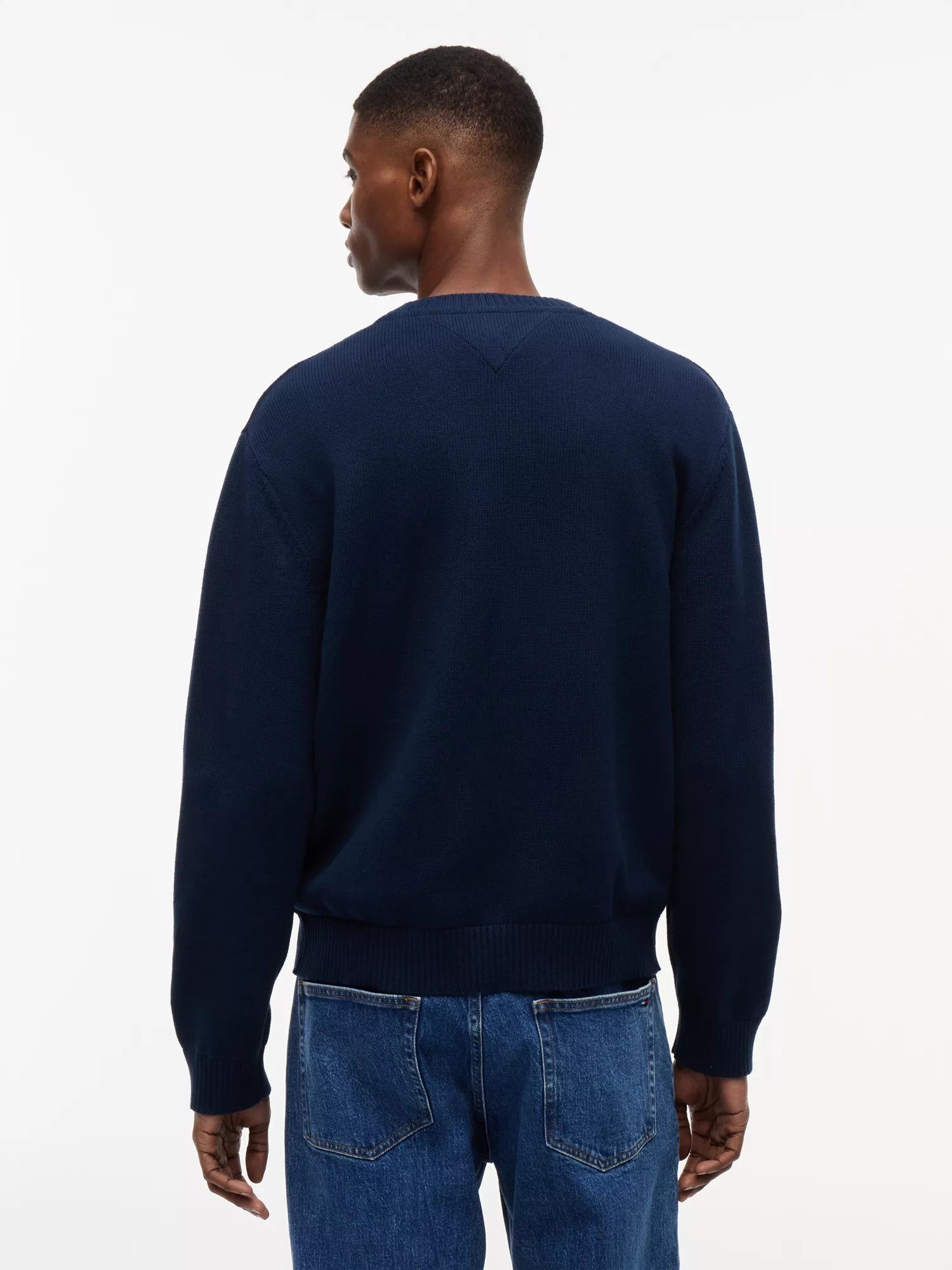 Maglione Flag Logo Crewneck - Dark Night Navy