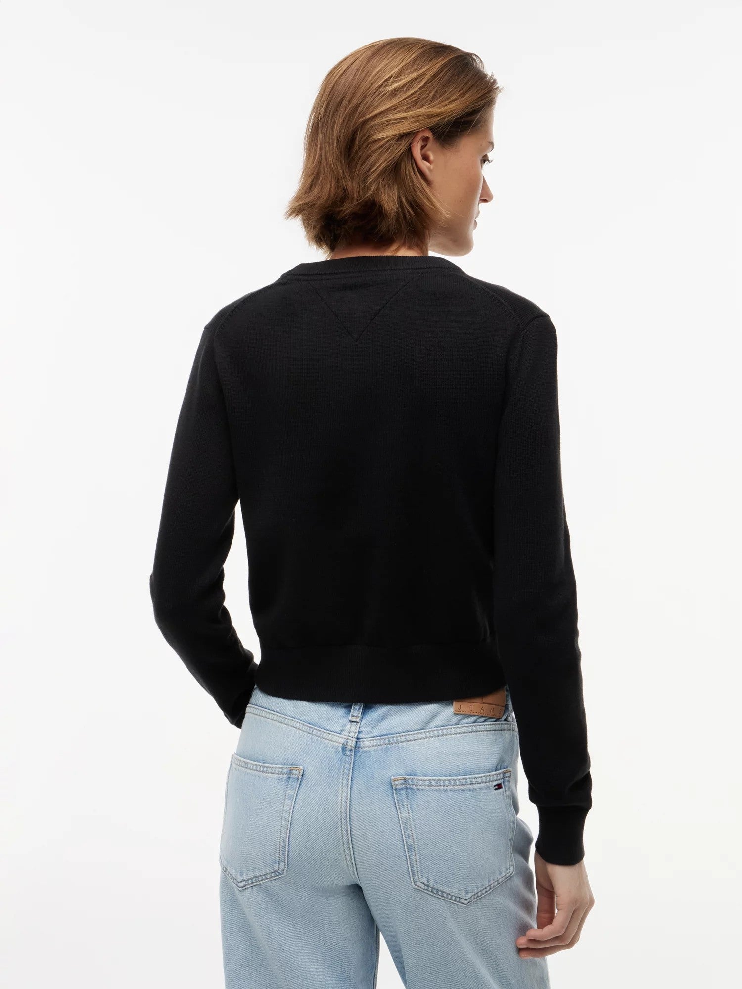 Maglione Flag Neck - Black