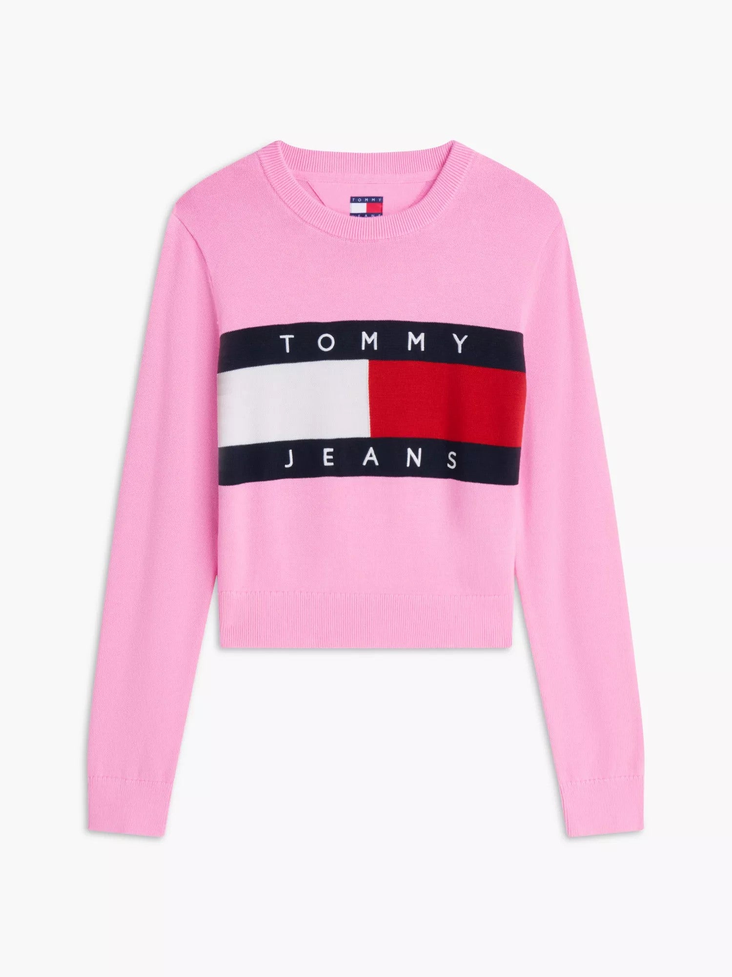 Maglione Flag Neck - Pink Daisy