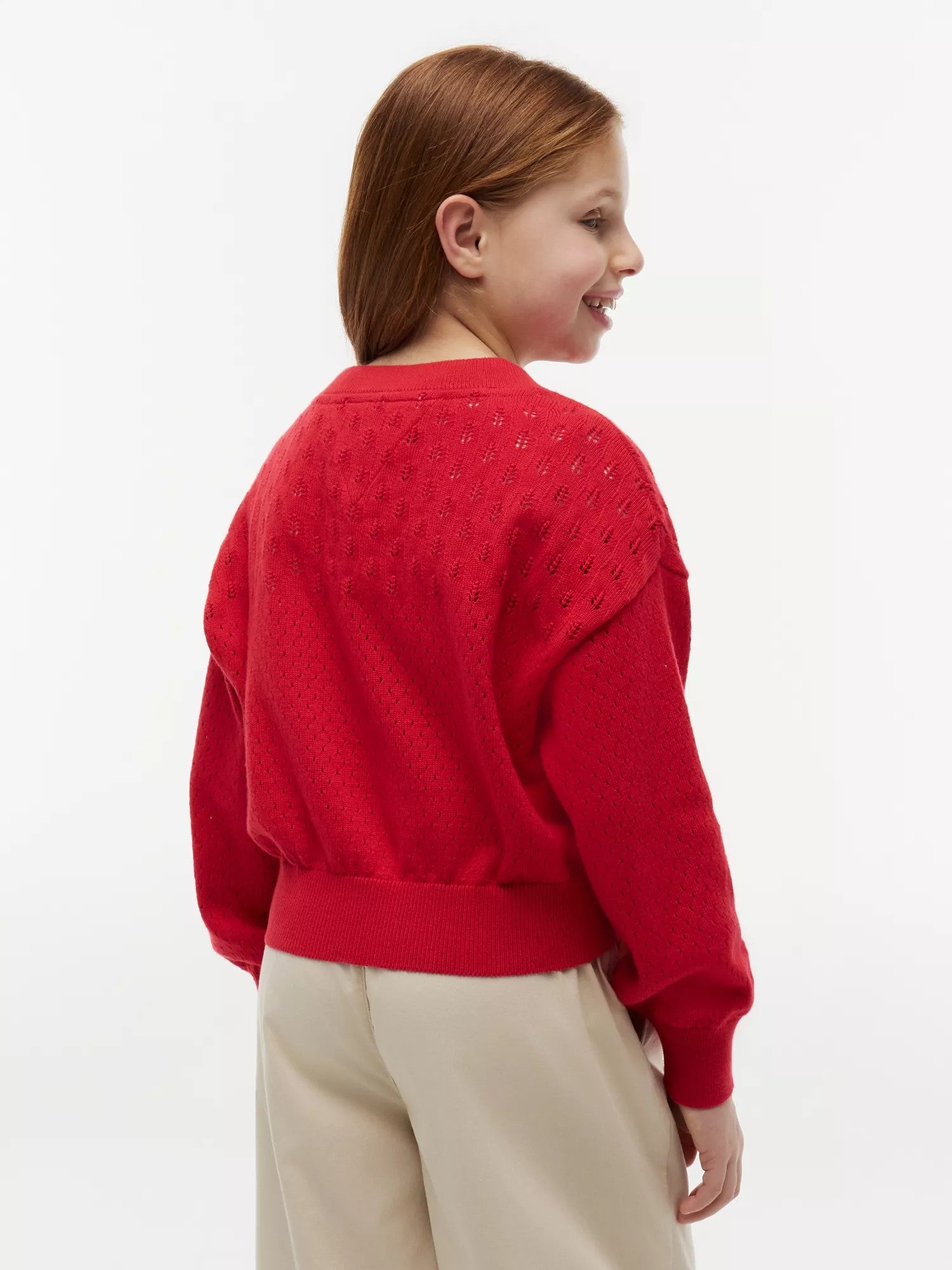 Maglione Pointelle - Primary Red