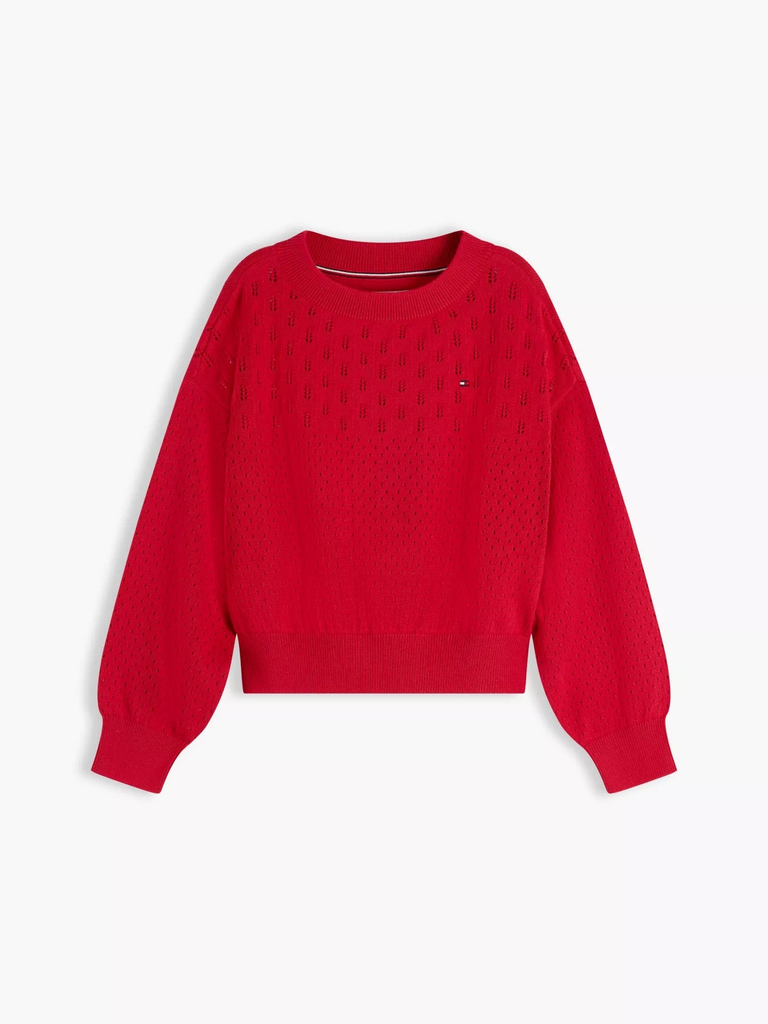Maglione Pointelle - Primary Red