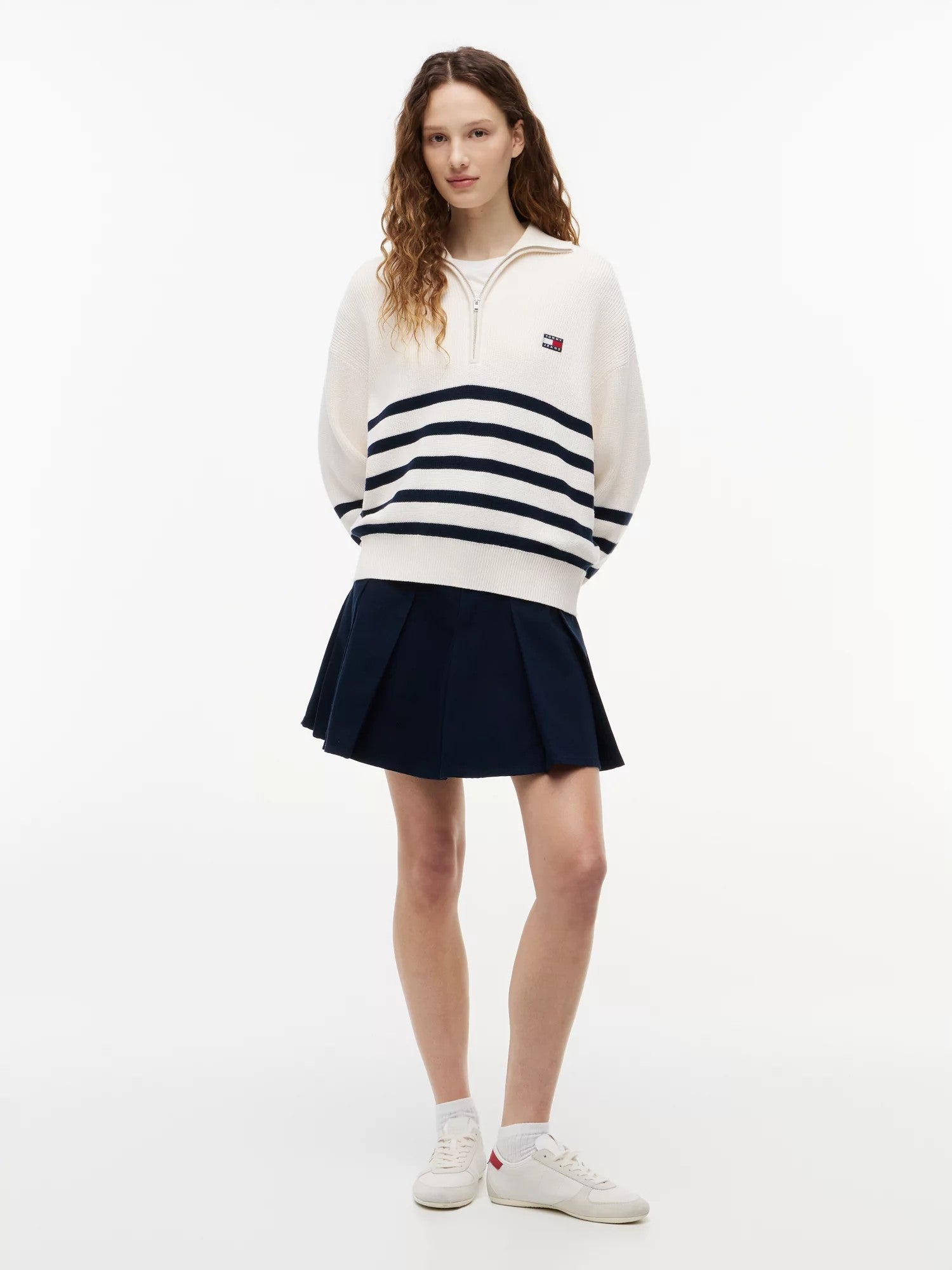 Maglione Quarter-Zip - Ancient White