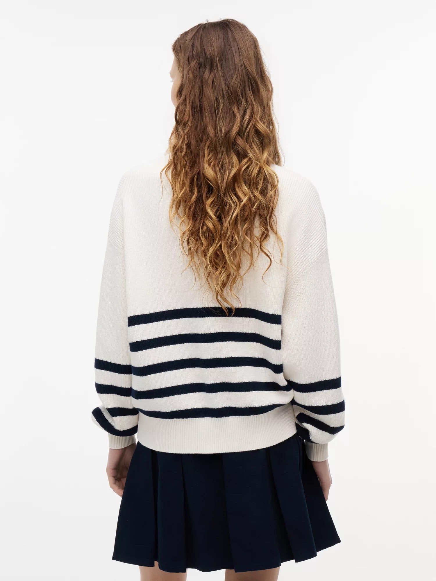 Maglione Quarter-Zip - Ancient White