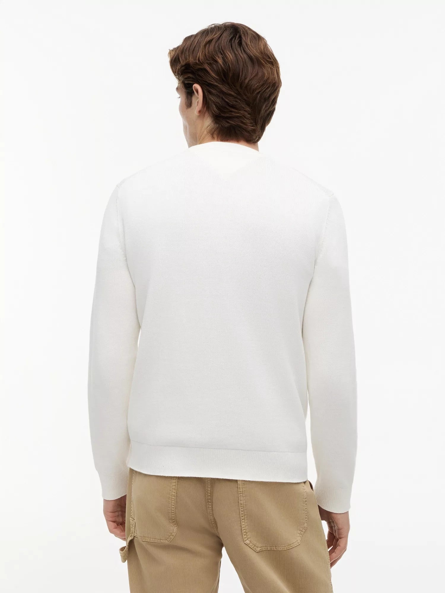Maglione Slim Essential Light - Ancient White