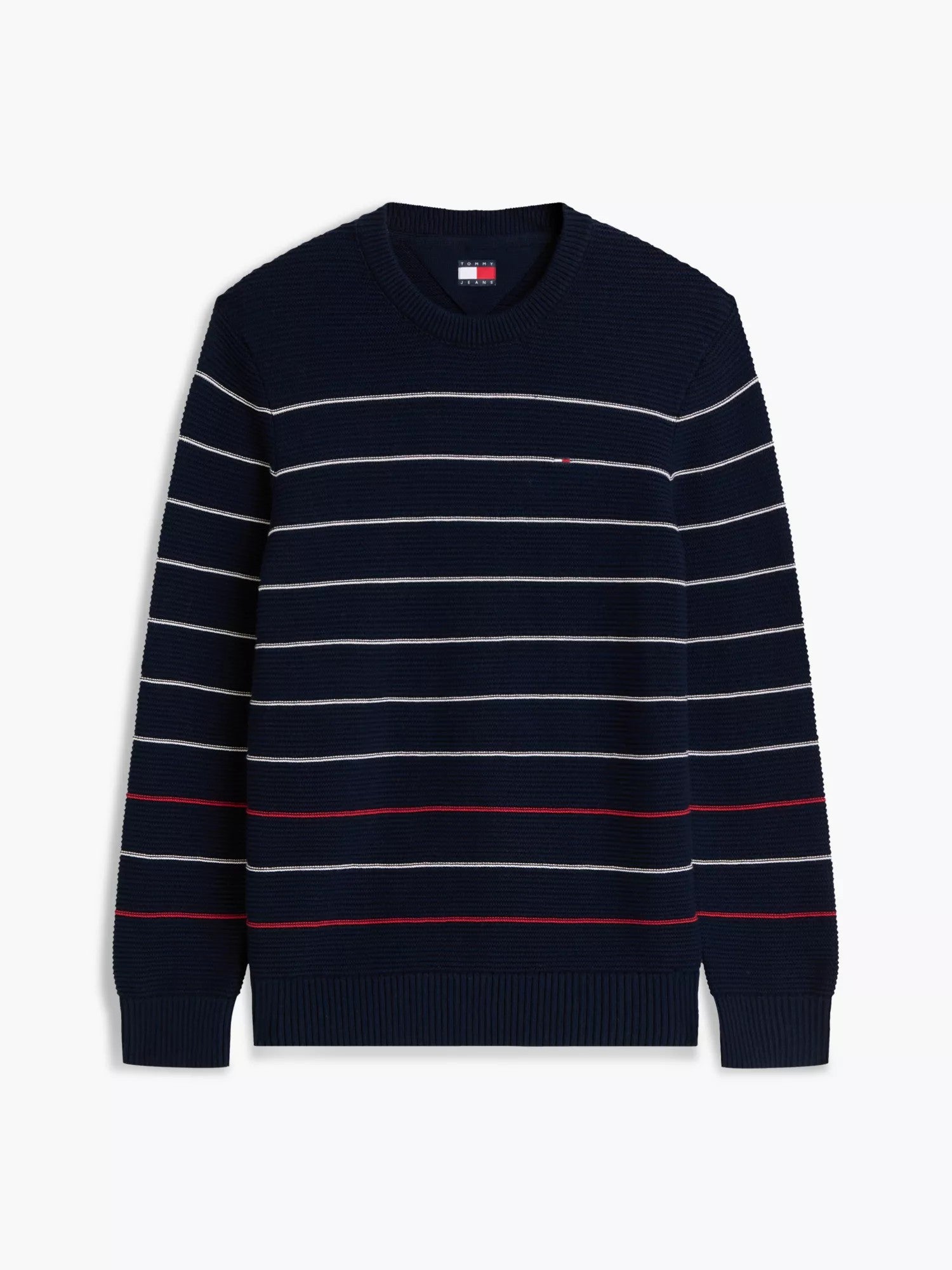 Maglione Slim Fit Striped - Dark Night Navy