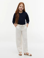 Pantalone Barrel - Ancient White