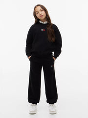 Pantalone Sportivo Rhinestone - Black
