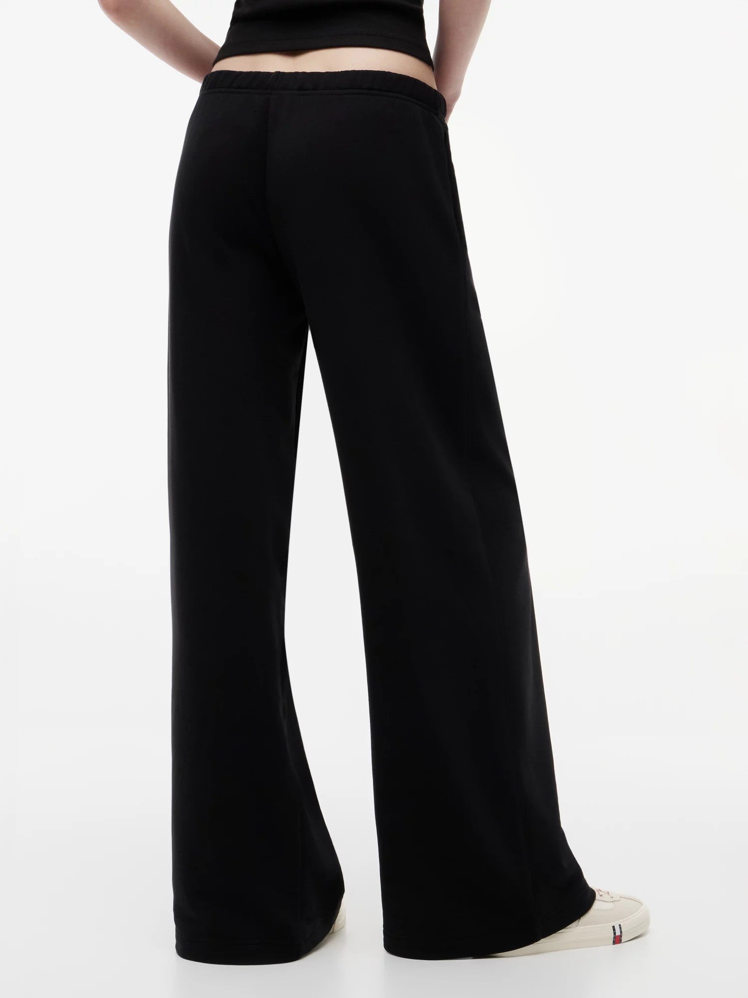 Pantalone Sportivo Wide Leg - Black
