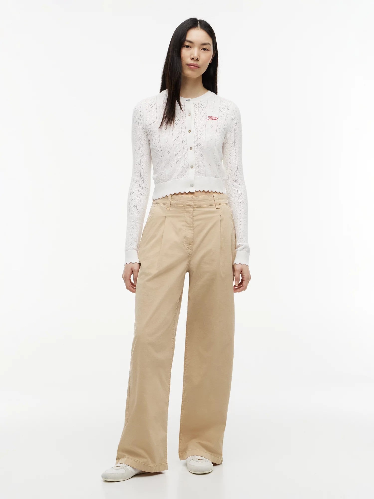 Pantalone Wide Leg Stretch Chino - Gentle Gold