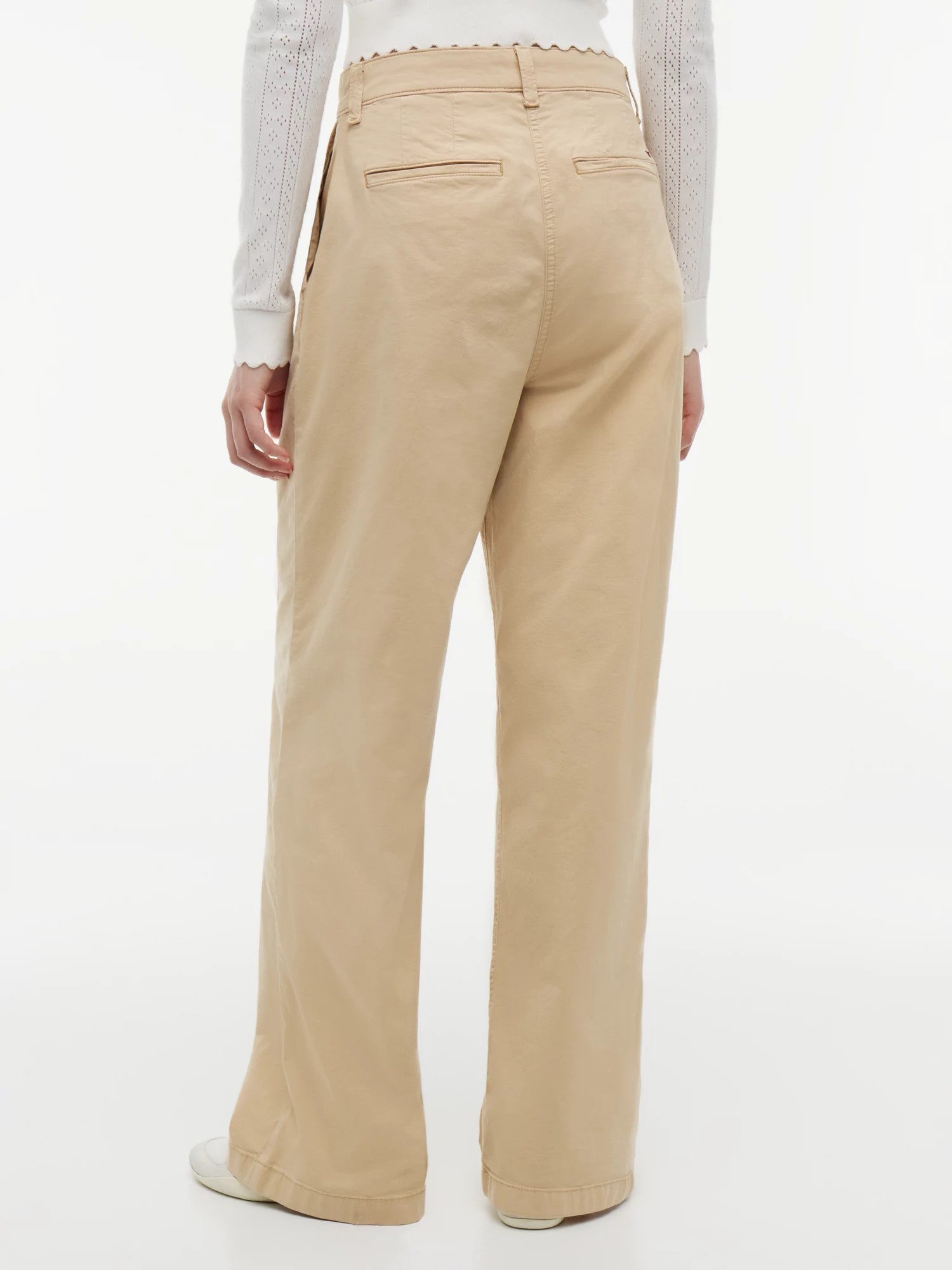 Pantalone Wide Leg Stretch Chino - Gentle Gold
