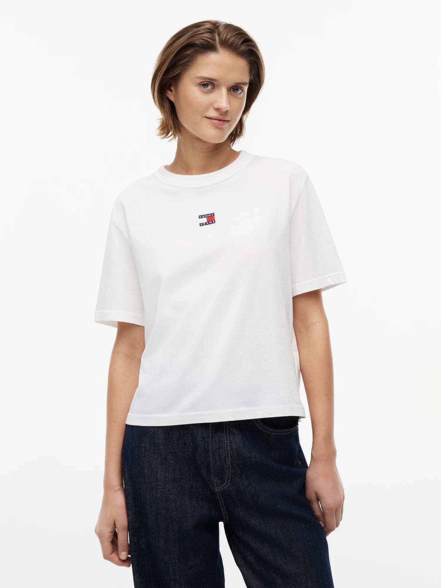 T-Shirt Boxy Badge - Ecru