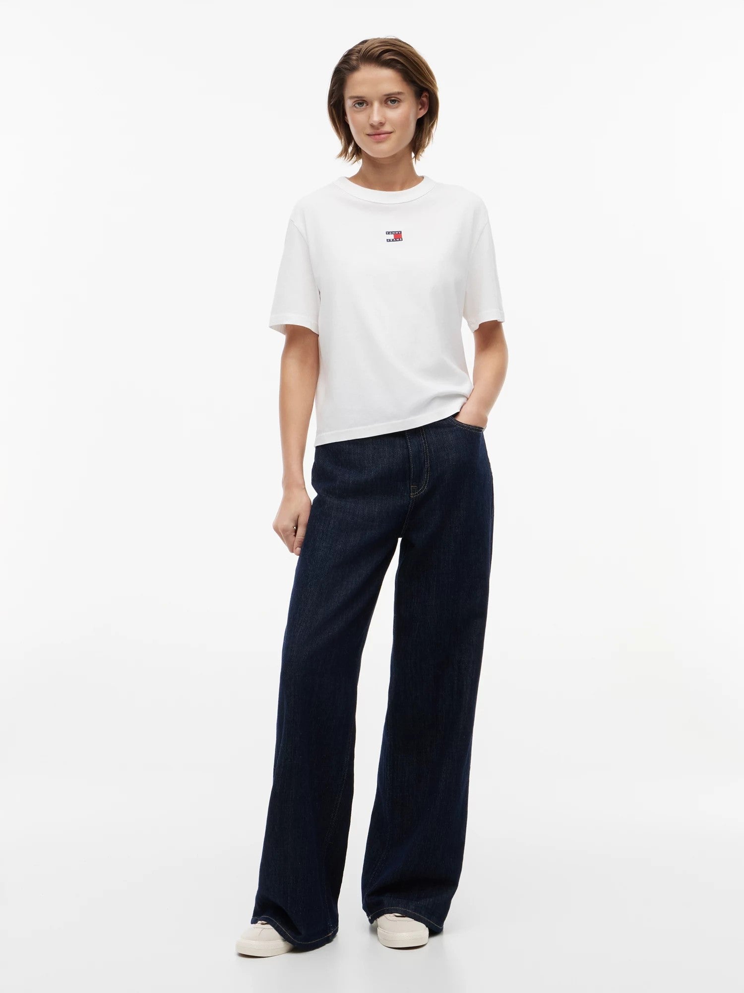 T-Shirt Boxy Badge - Ecru