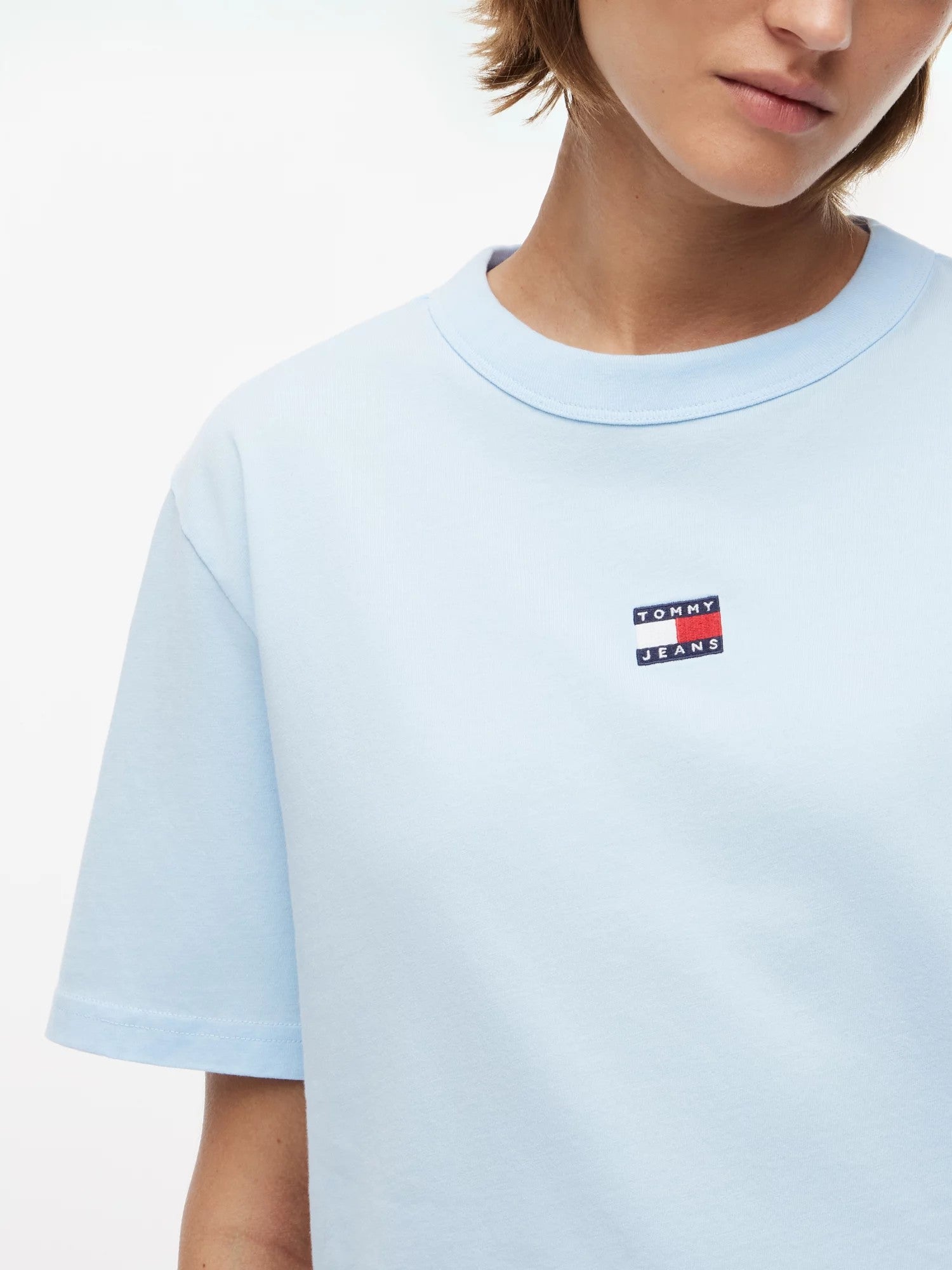T-Shirt Boxy Badge - Kingly Blue