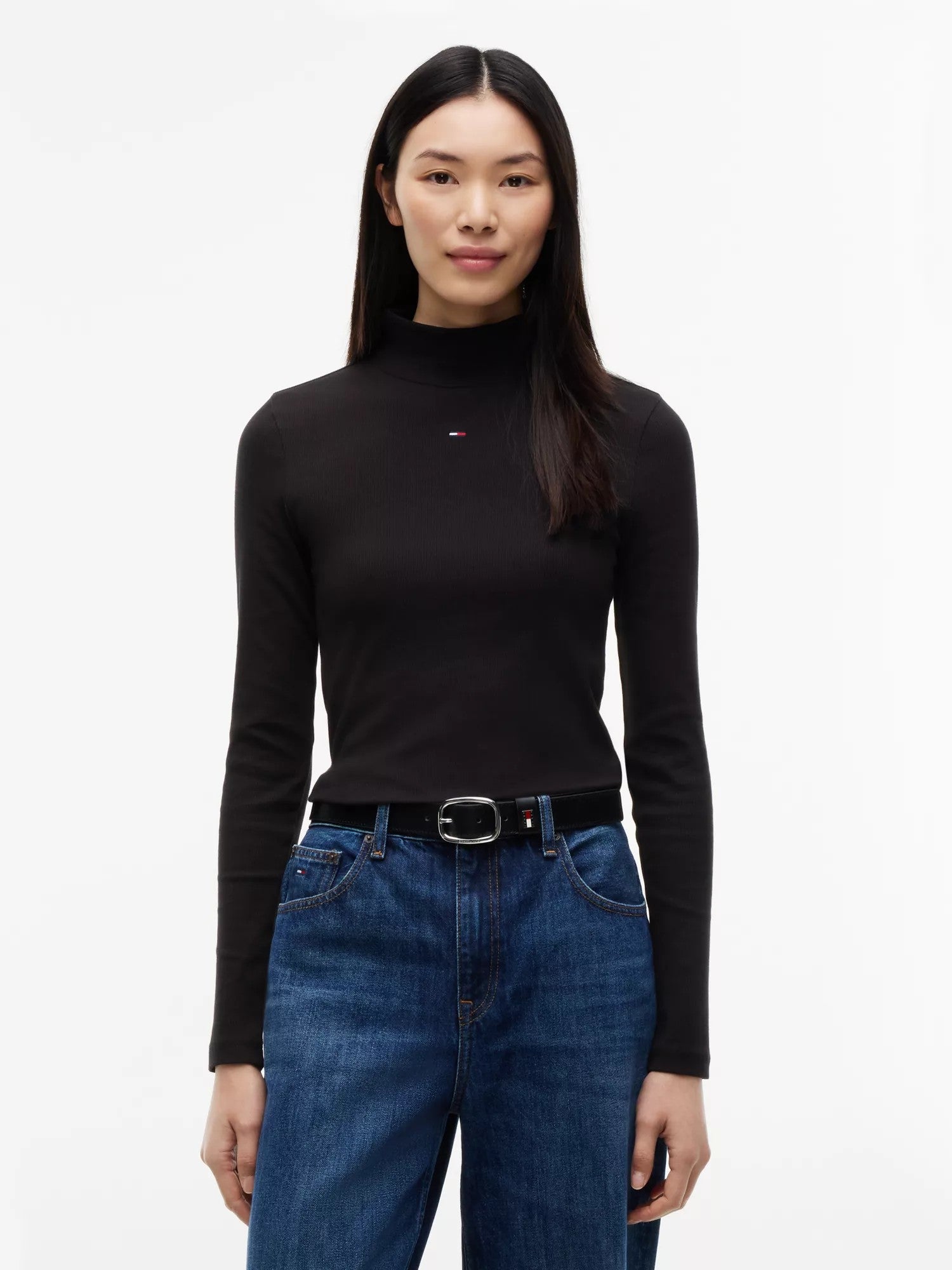 T-Shirt Essential Mock - Black
