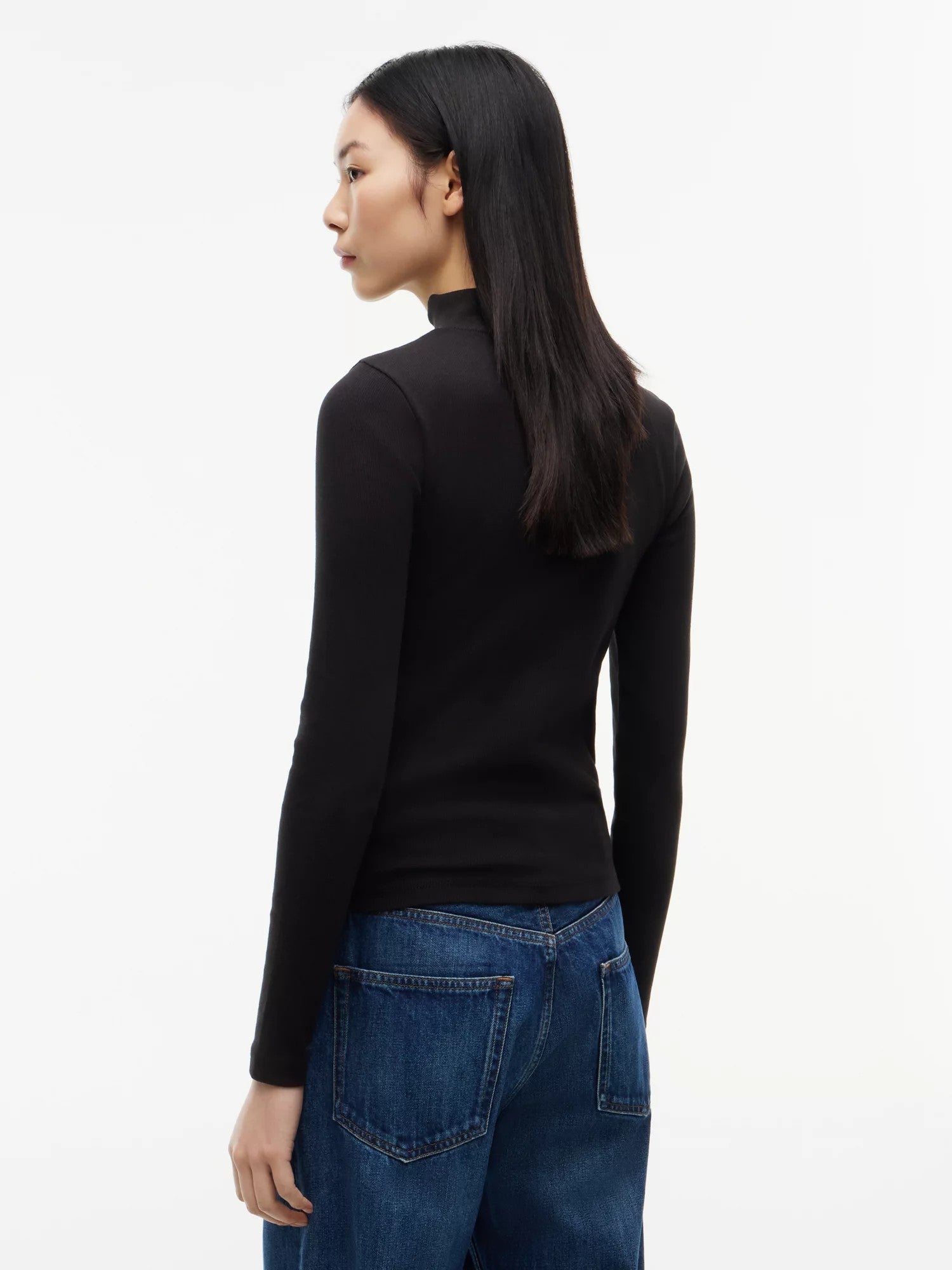 T-Shirt Essential Mock - Black