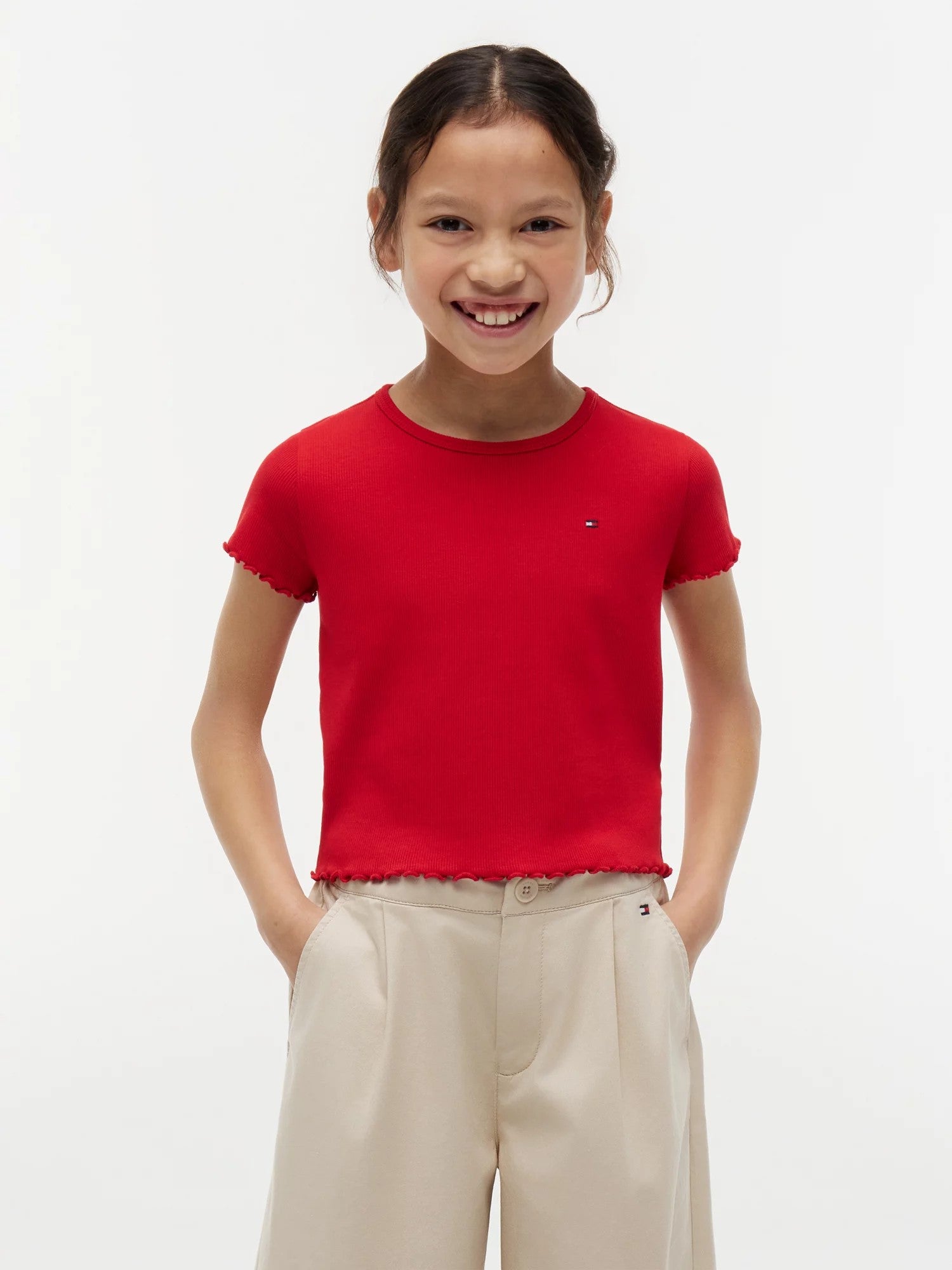 T-Shirt Essential Rib - Primary Red