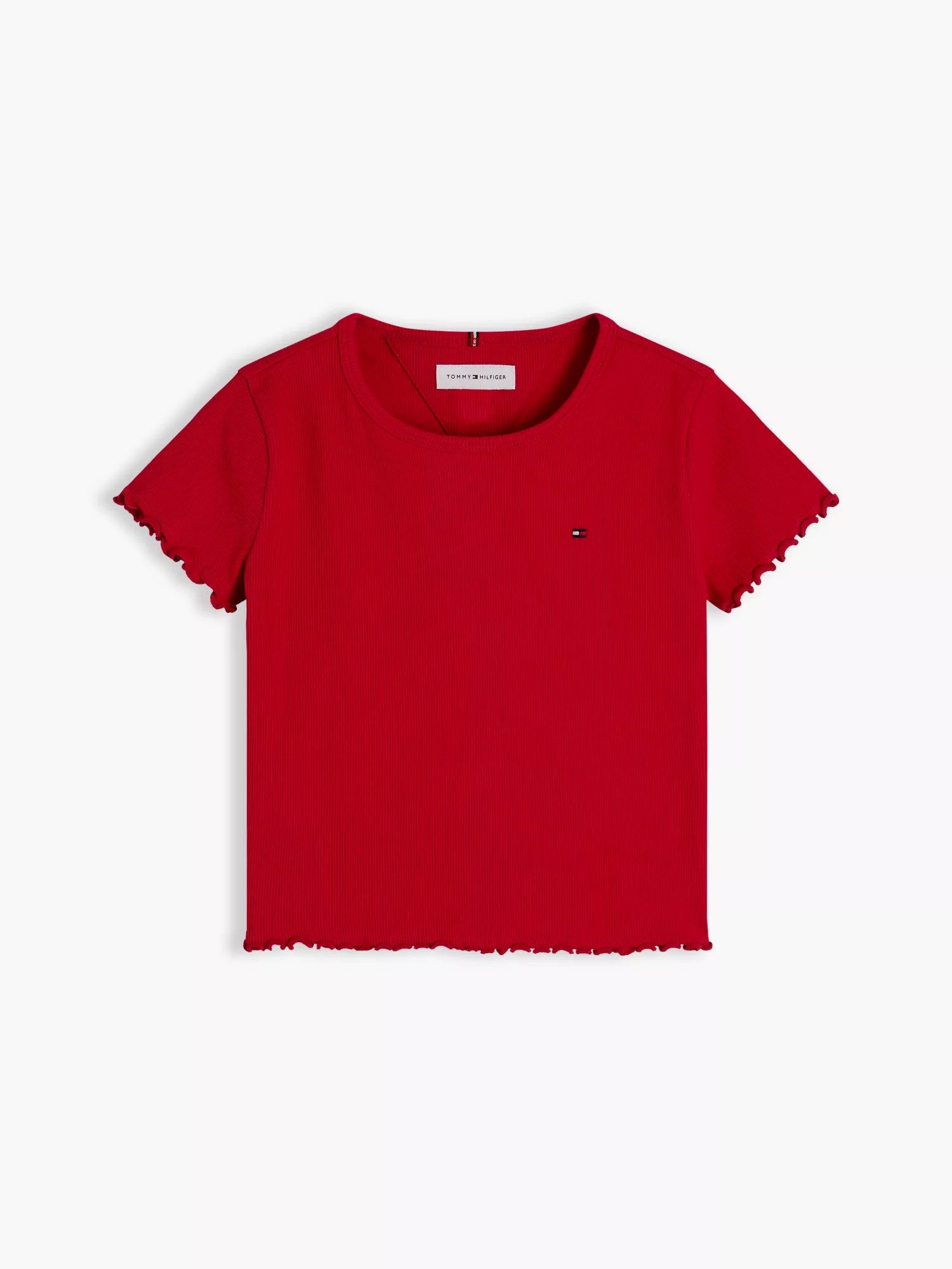 T-Shirt Essential Rib - Primary Red