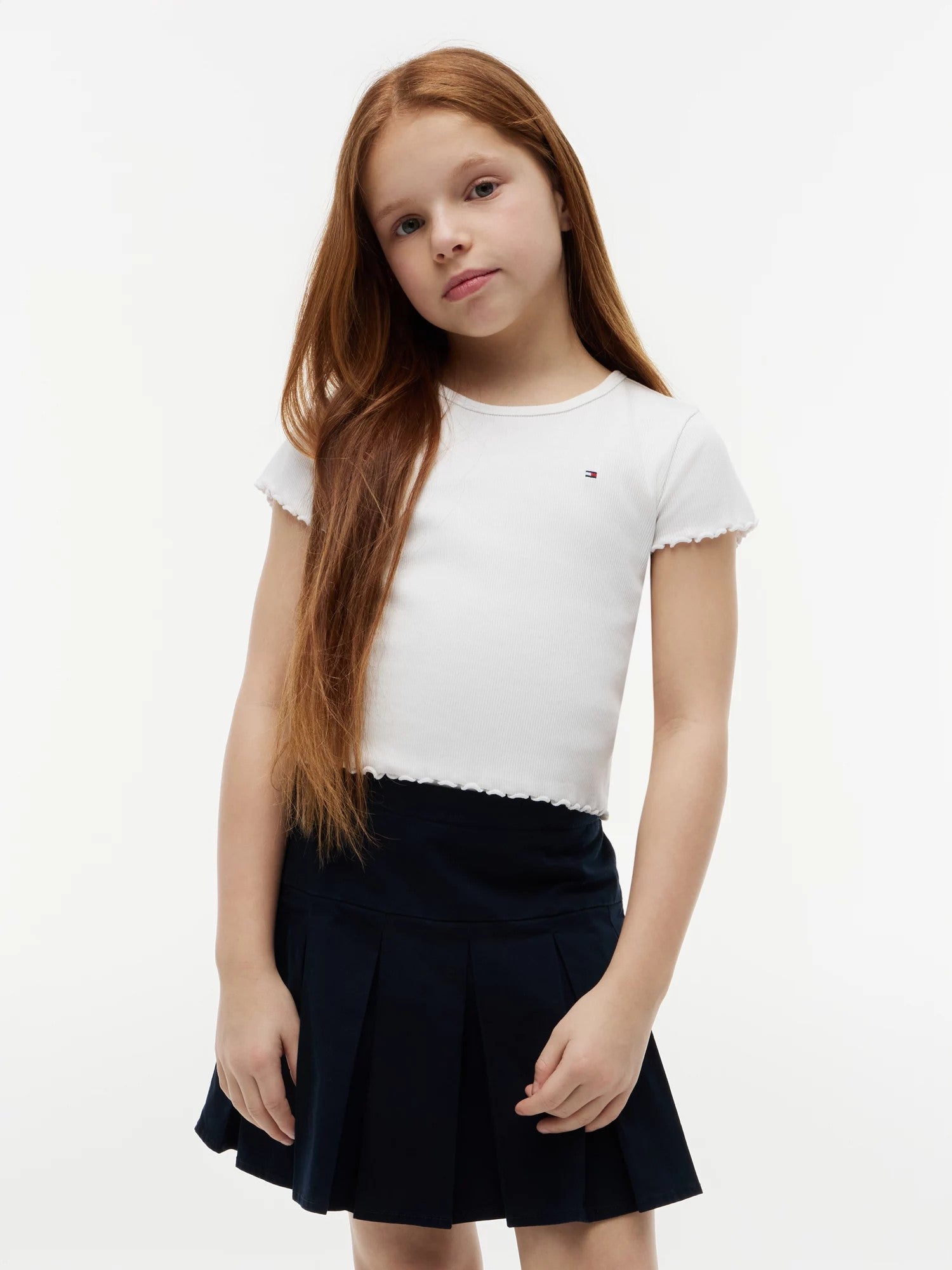 T-Shirt Essential Rib - White