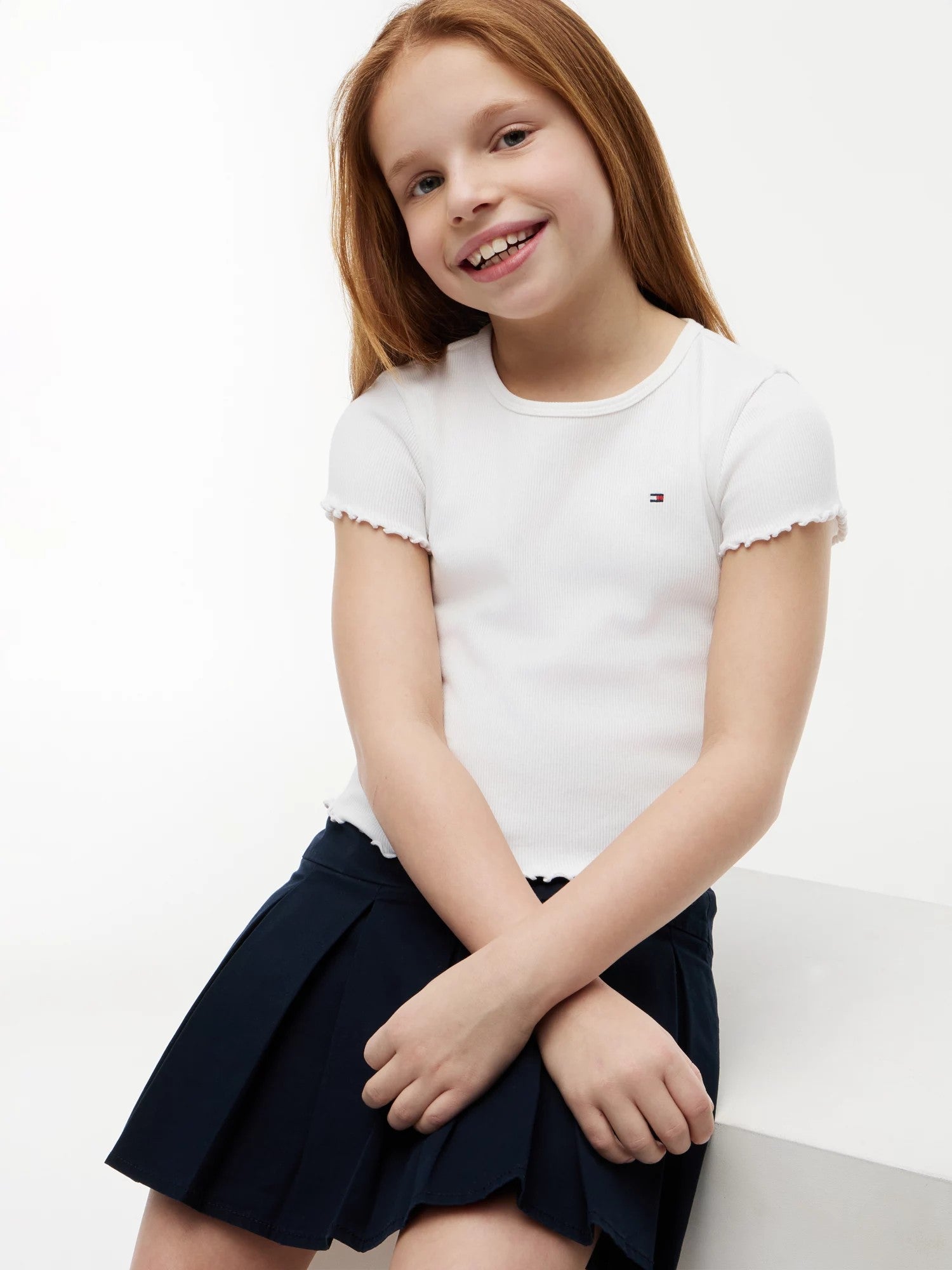 T-Shirt Essential Rib - White